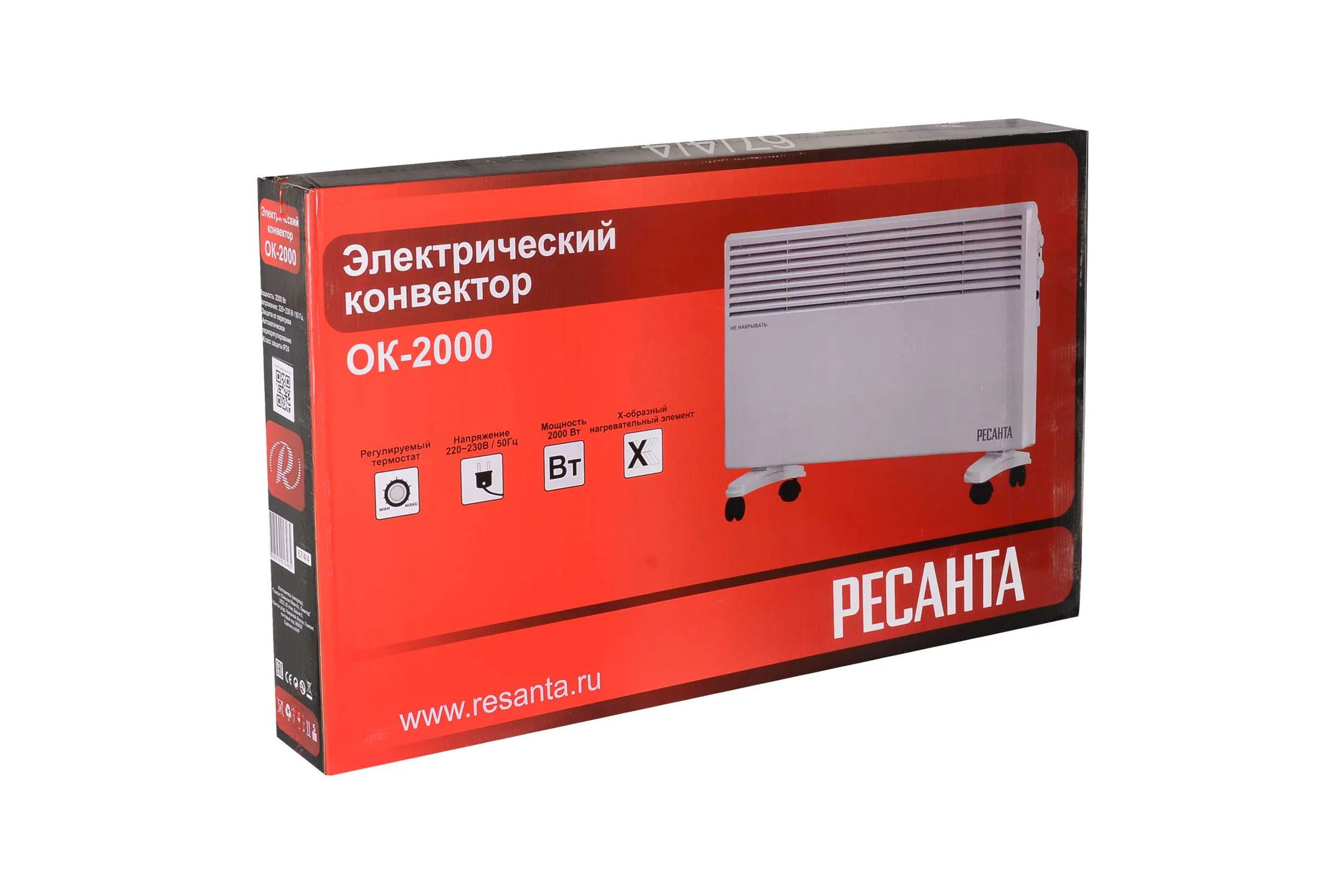 Конвектор электрический Ресанта ОК 2000 67/4/4