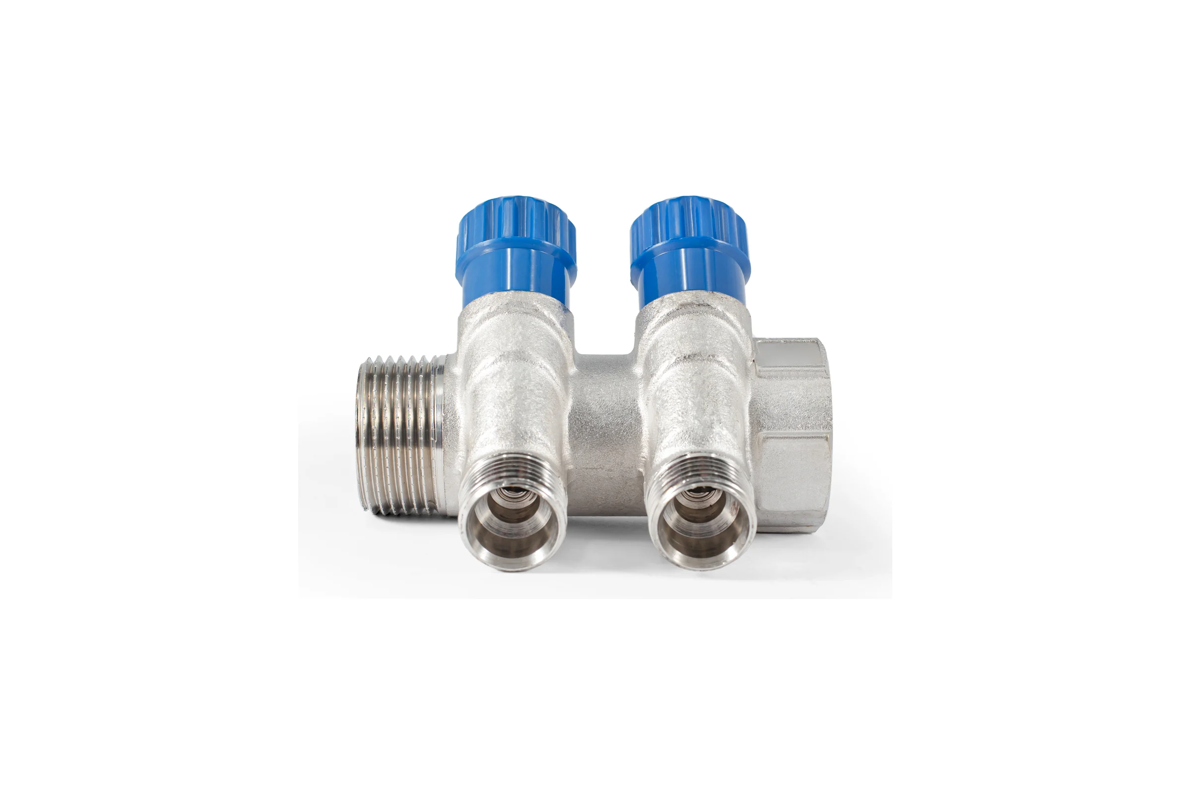 Коллектор с регулировочными вентилями PROFACTOR в/н 1" х 2 вых 1/2"нар PF MV 269.2