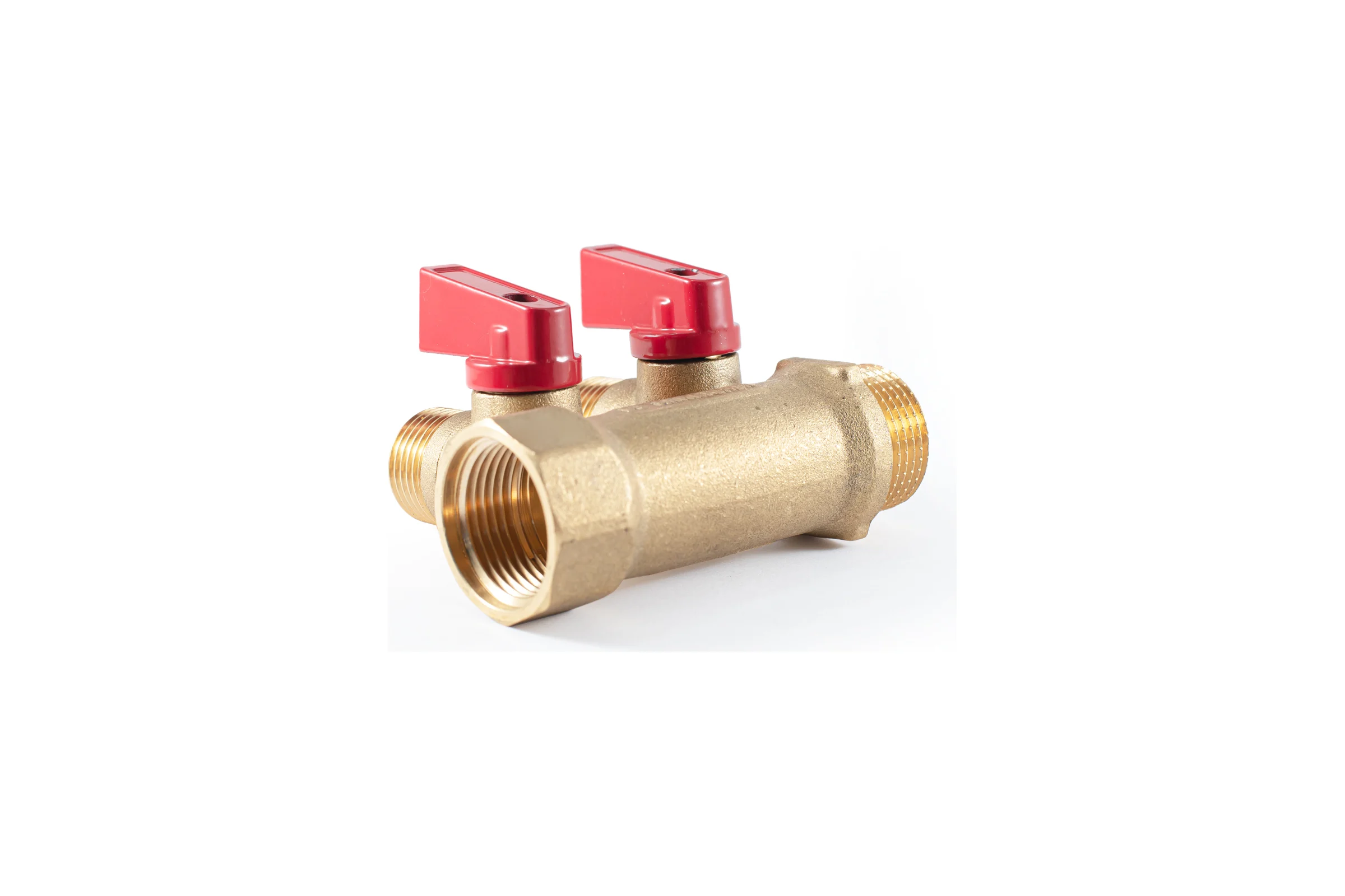 Коллектор с шаровыми кранами PROFACTOR  в/н 3/4" х 2 вых 1/2"нар PF MV 264.2
