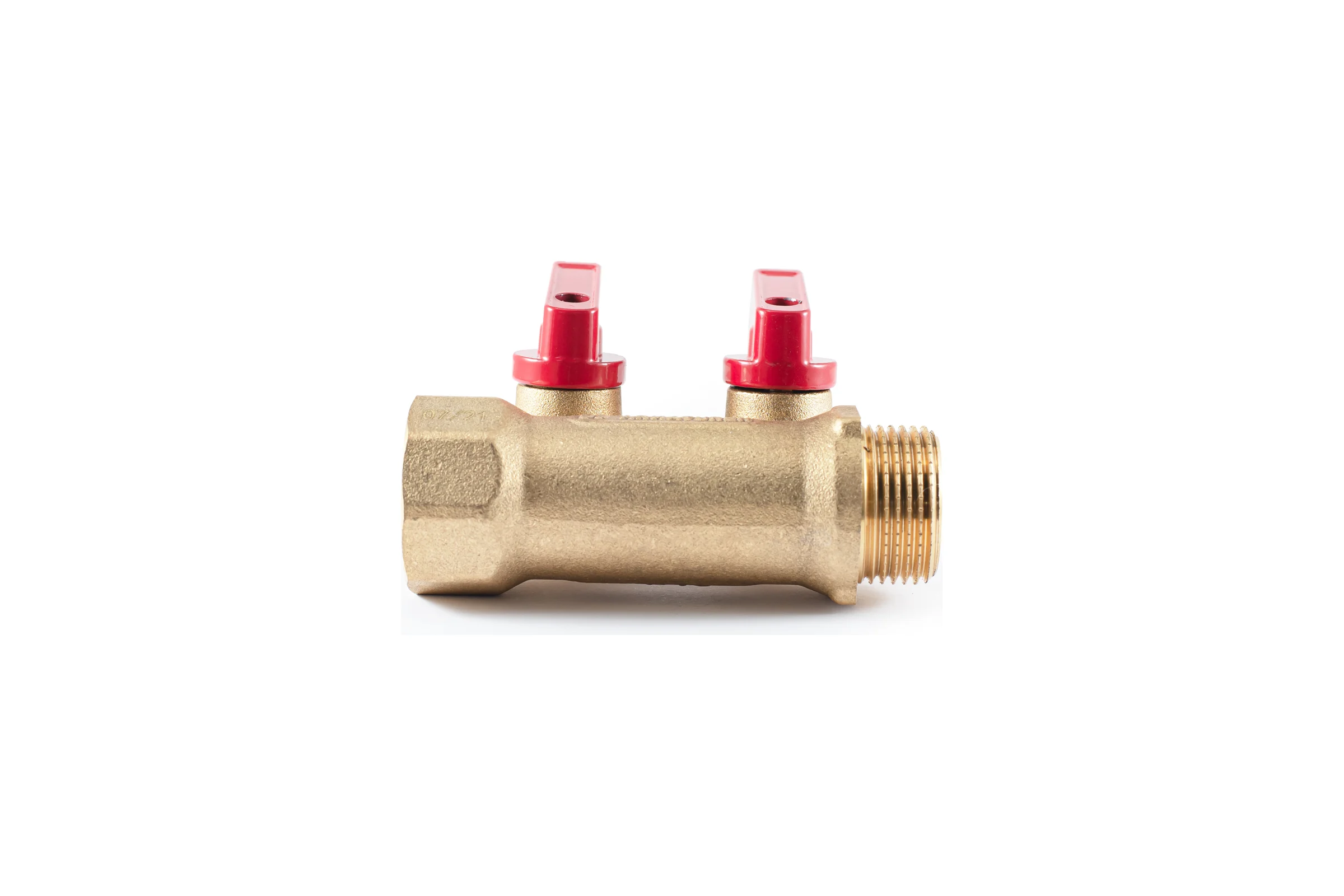 Коллектор с шаровыми кранами PROFACTOR  в/н 3/4" х 2 вых 1/2"нар PF MV 264.2