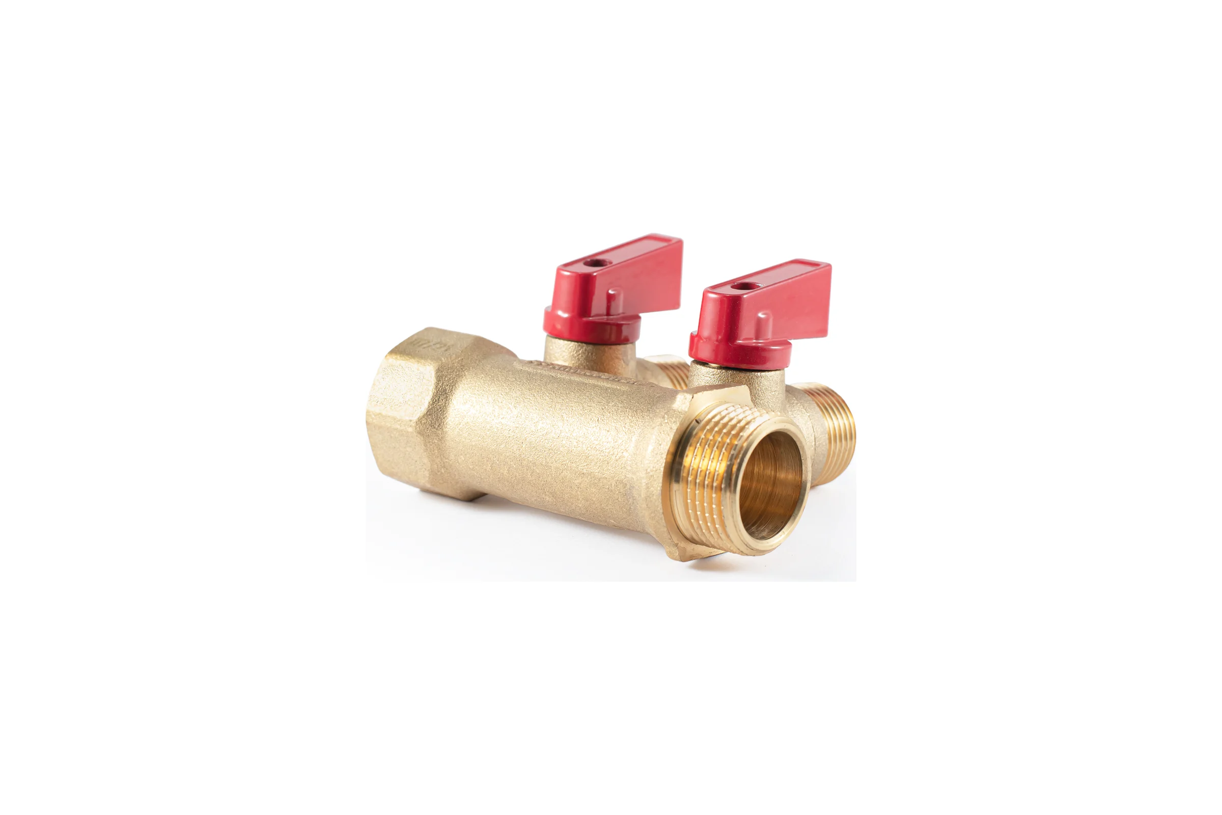 Коллектор с шаровыми кранами PROFACTOR  в/н 3/4" х 2 вых 1/2"нар PF MV 264.2