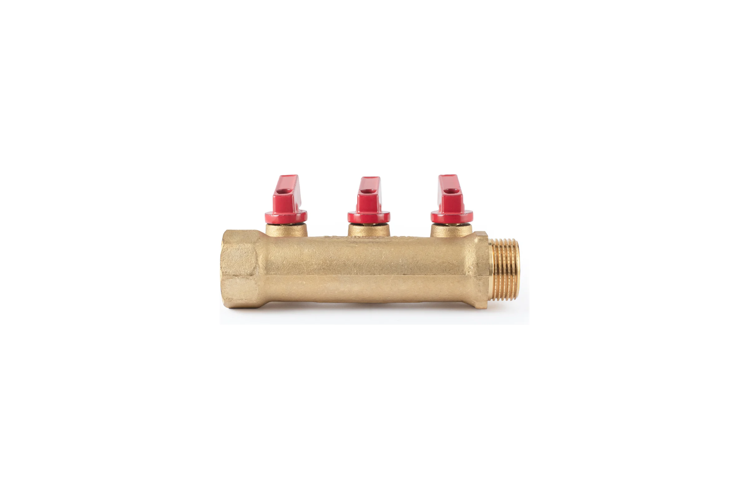 Коллектор с шаровыми кранами PROFACTOR в/н 3/4" х 3 вых 1/2"нар PF MV 264.3