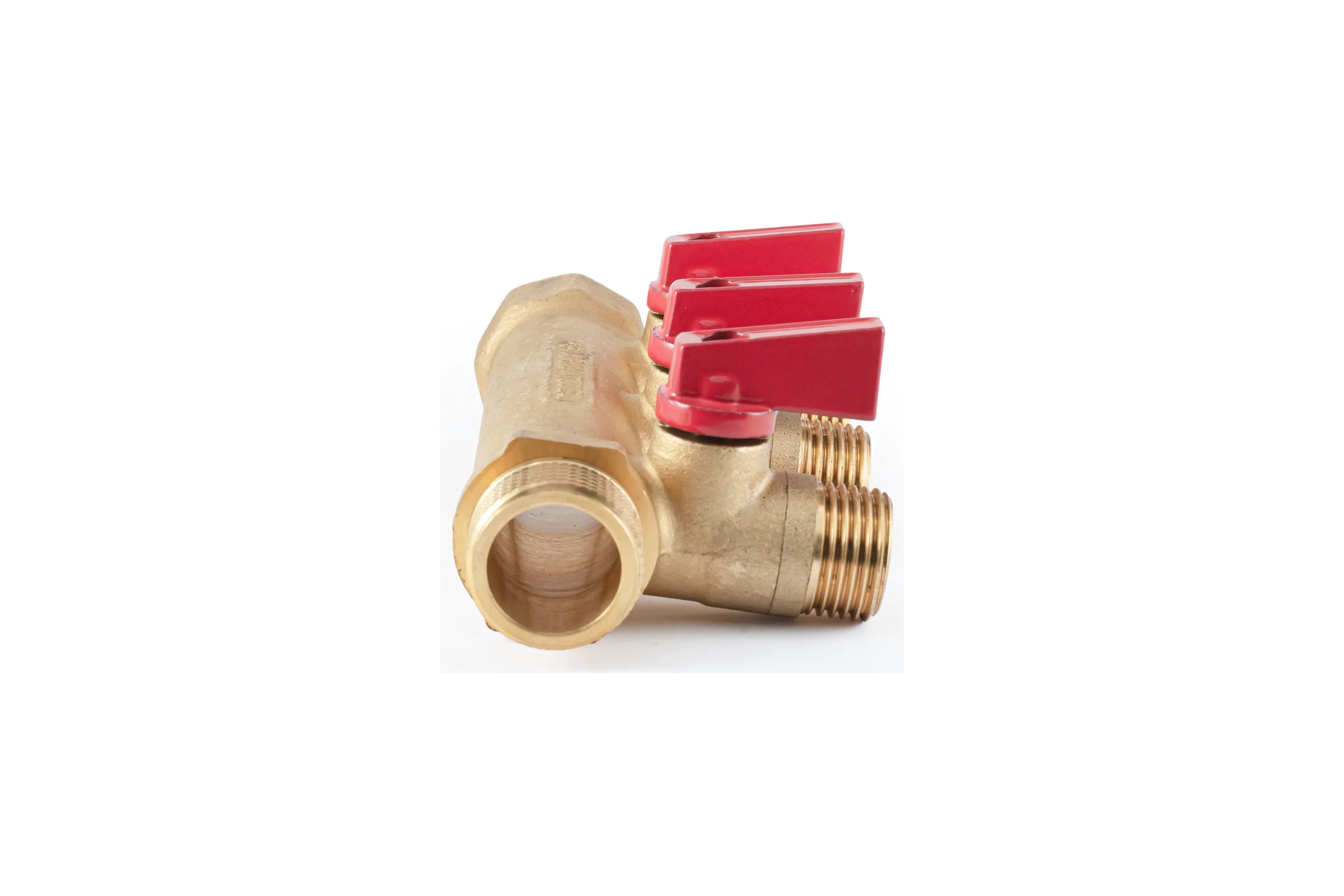 Коллектор с шаровыми кранами PROFACTOR в/н 3/4" х 3 вых 1/2"нар PF MV 264.3