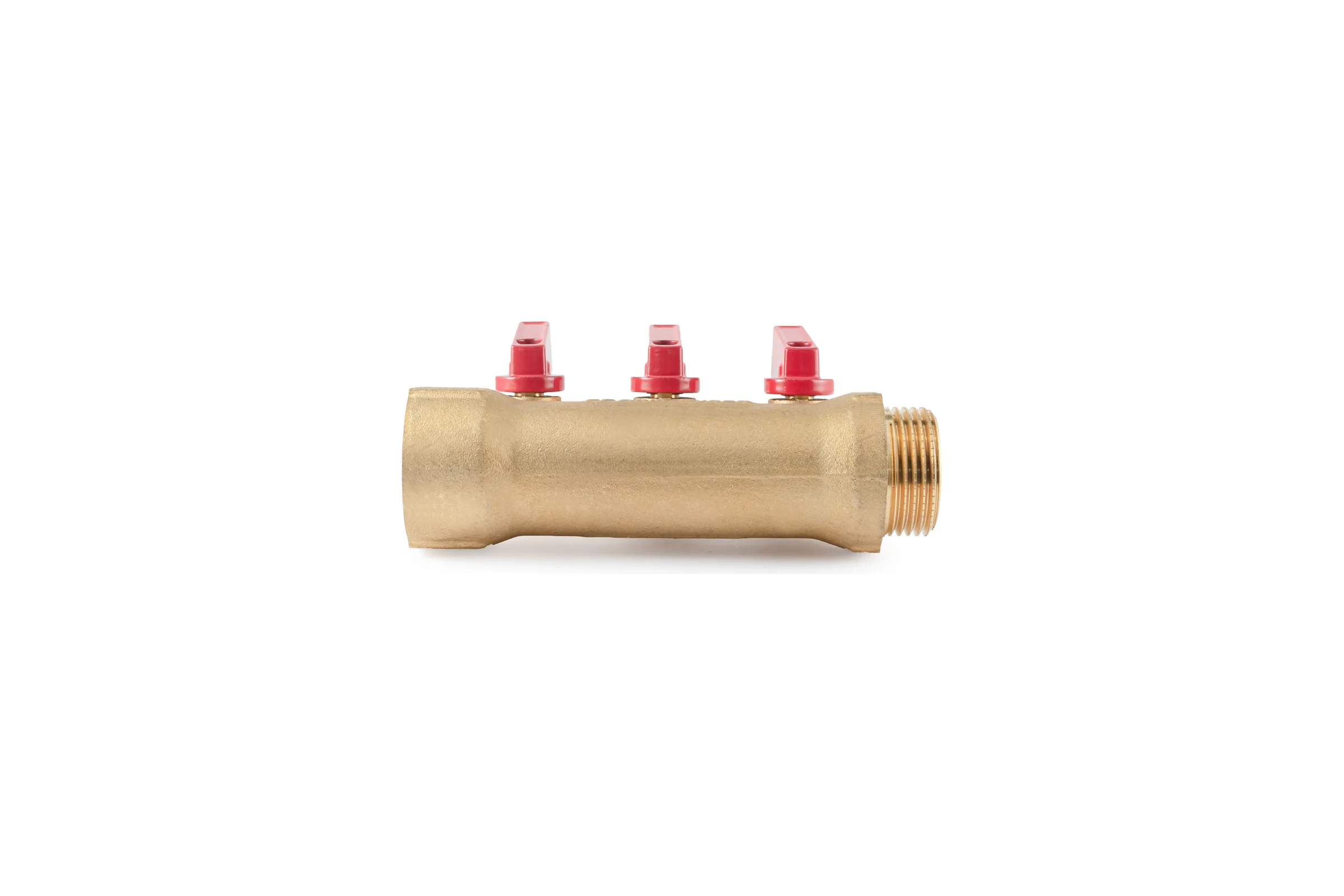 Коллектор с шаровыми кранами PROFACTOR в/н 1" х 3 вых 1/2"нар PF MV 265.3