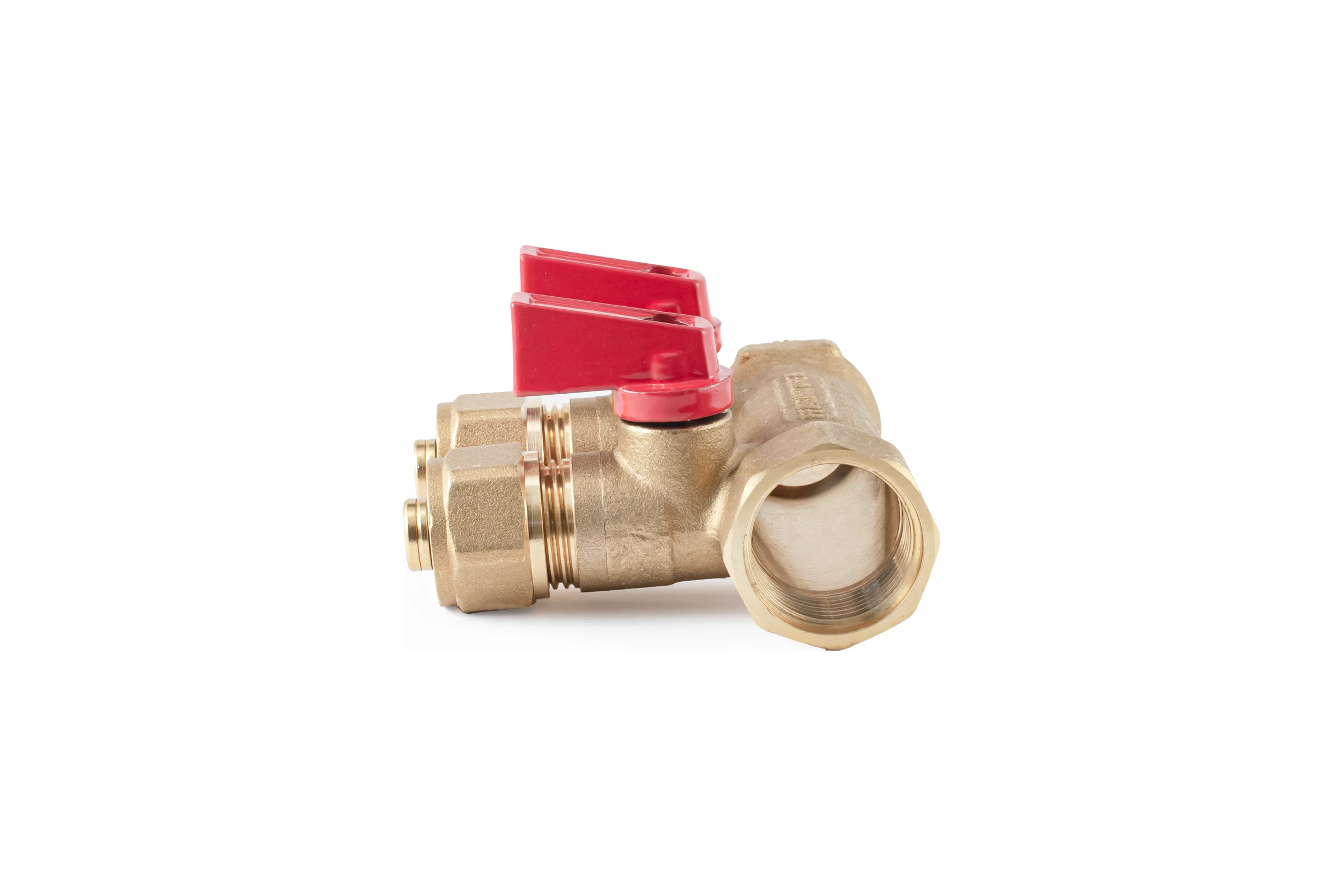 Коллектор с шаровыми кранами PROFACTOR в/н 3/4" х 2 вых 16 цанга PF MVP 266.2
