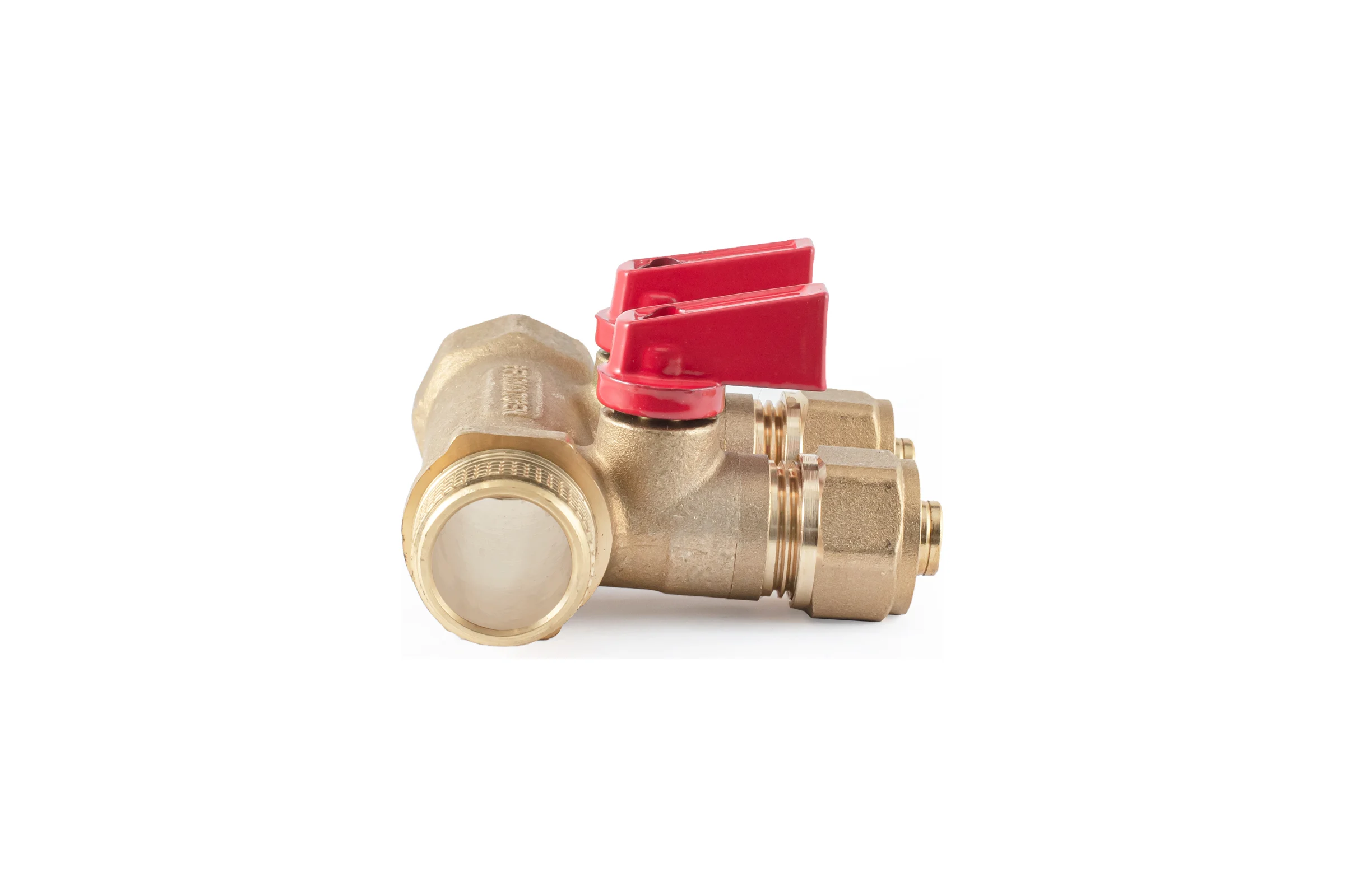 Коллектор с шаровыми кранами PROFACTOR в/н 3/4" х 2 вых 16 цанга PF MVP 266.2