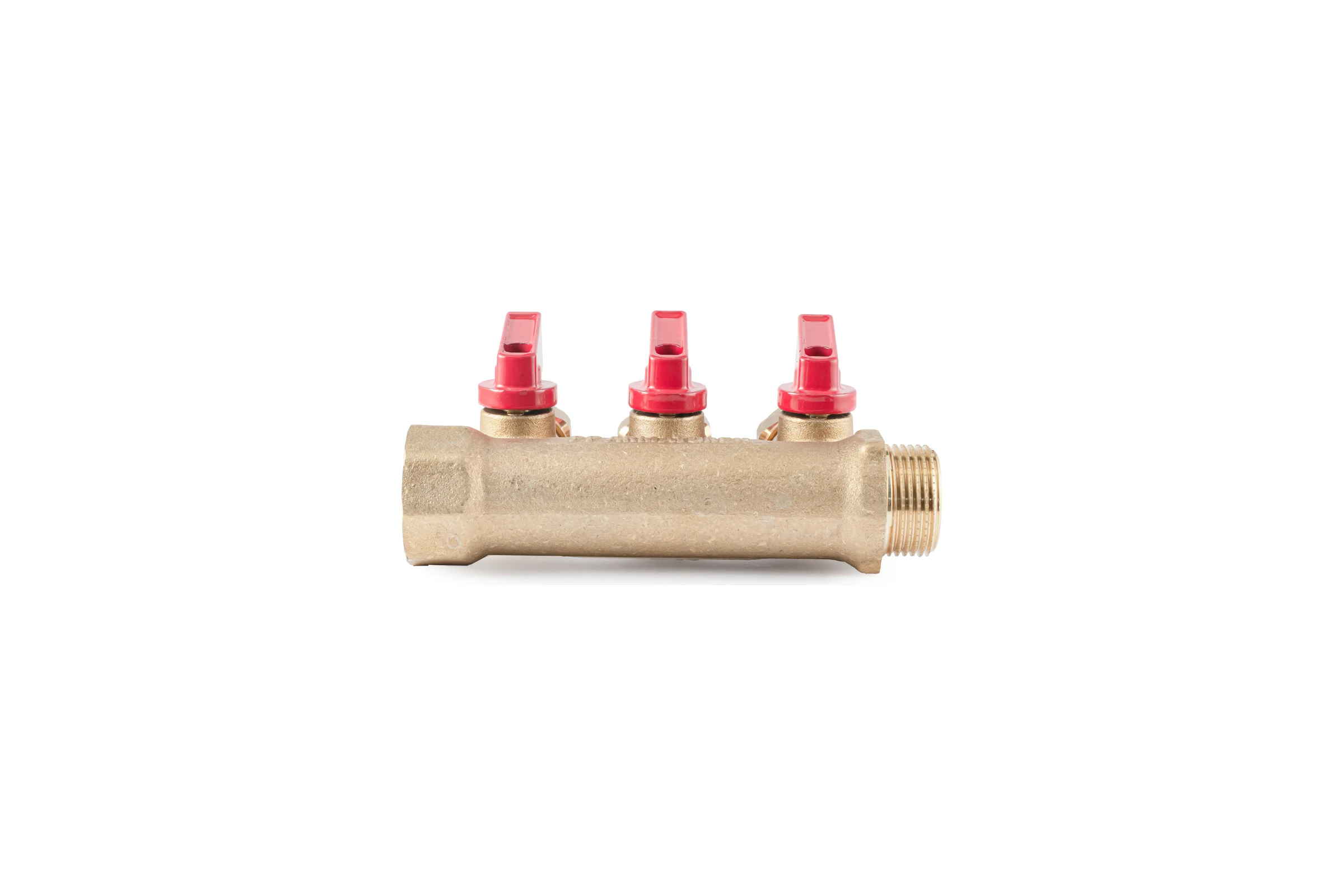 Коллектор с шаровыми кранами PROFACTOR в/н 3/4" х 3 вых 16 цанга PF MVP 266.3