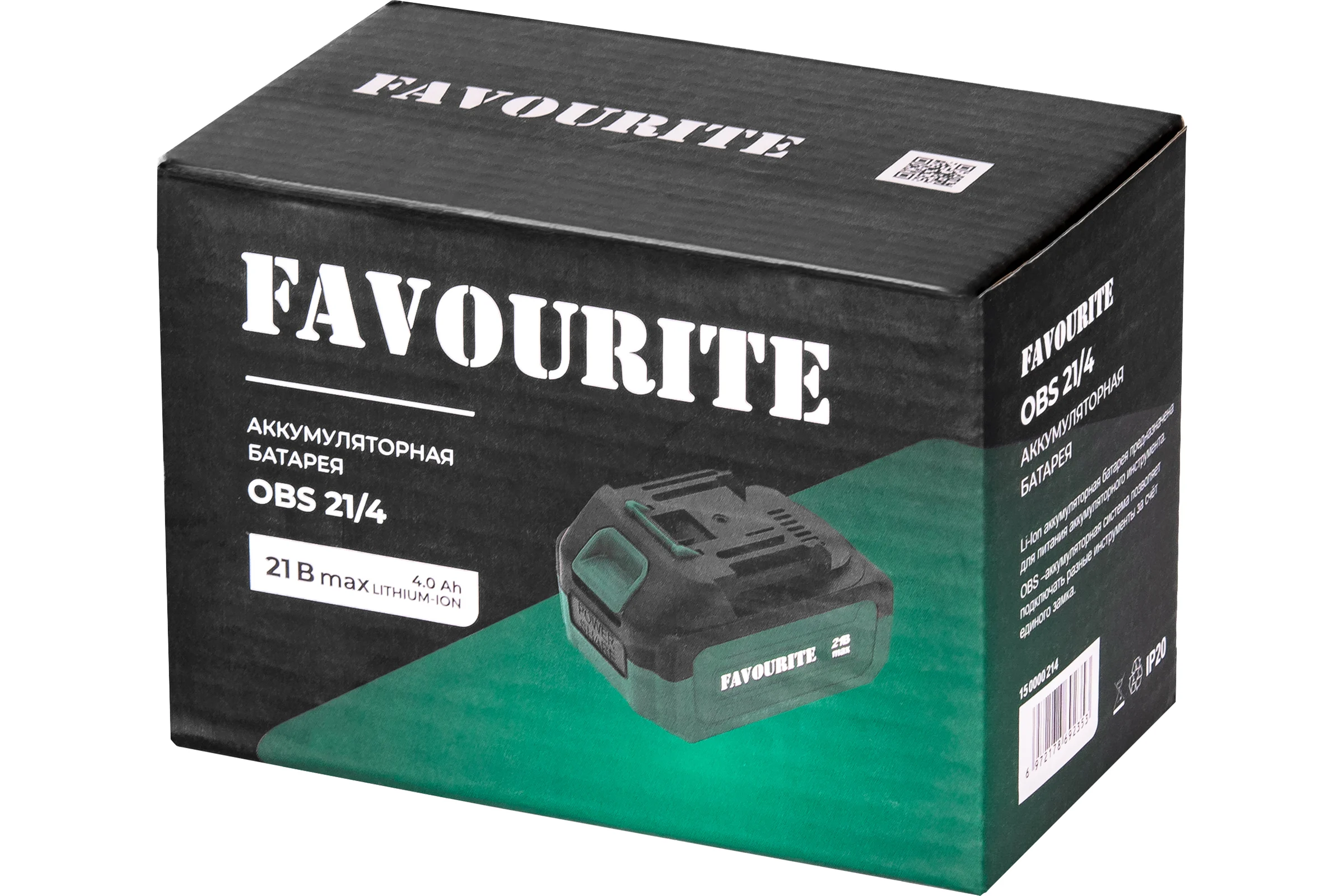 Аккумуляторная батарея FAVOURITE OBS 21/4 Li-ion, 21В, 4Ач 150000214