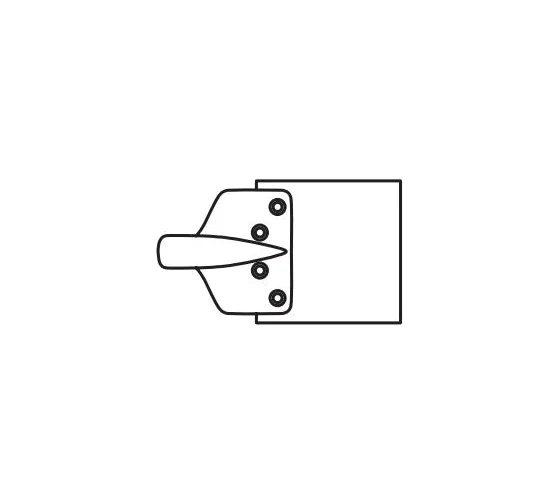 Лопата большая плоская 28 мм в кейсе для отбойного молотка К 2050 SPARKY 182858
