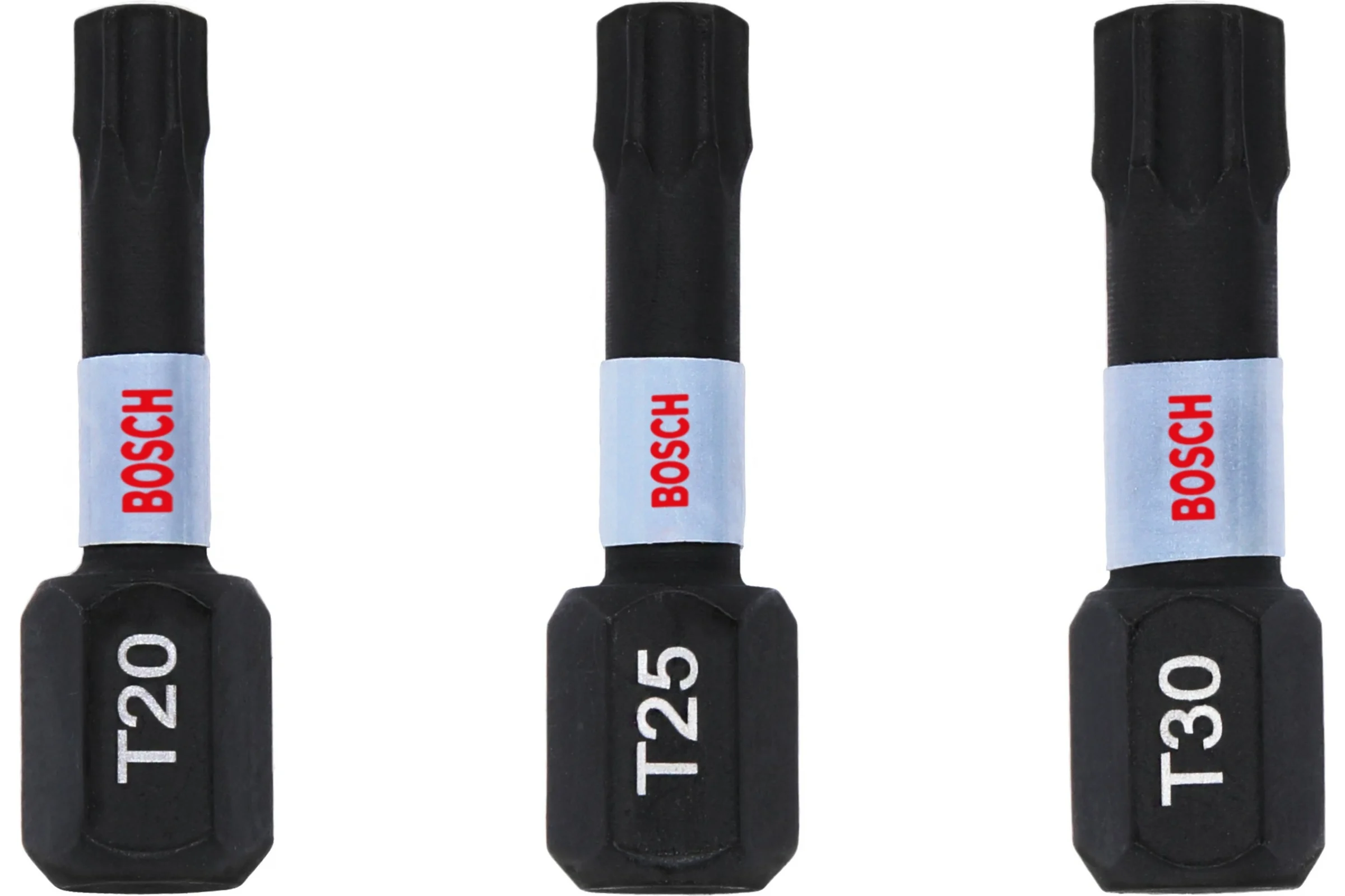 Биты Impact Control 3 шт, 25 мм, T20, T25, T30 Bosch 2608522479