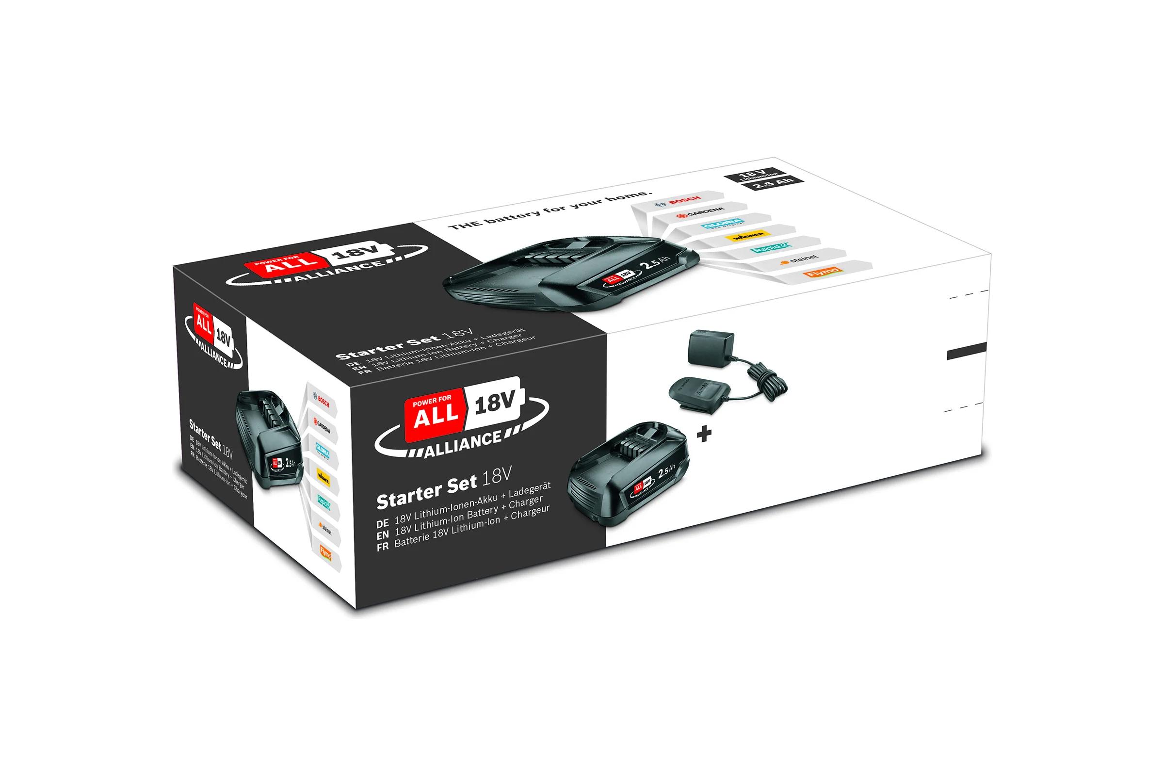 Набор аккумулятор + зарядное устройство PBA 18V 2.5 Ah + Bosch 1600A02625