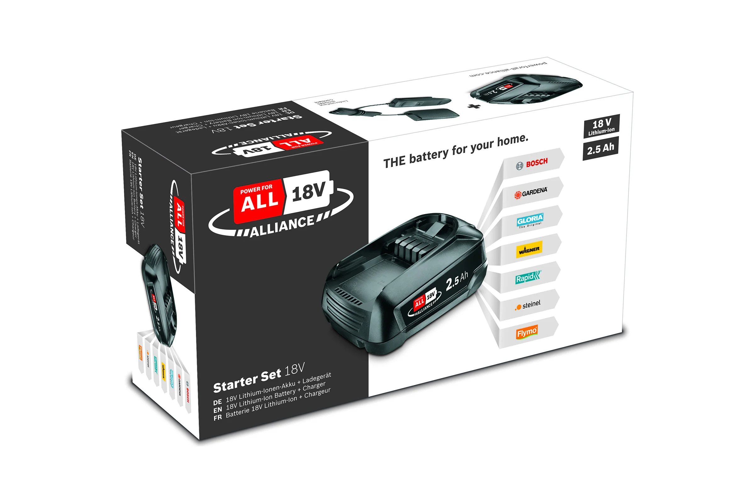 Набор аккумулятор + зарядное устройство PBA 18V 2.5 Ah + Bosch 1600A02625