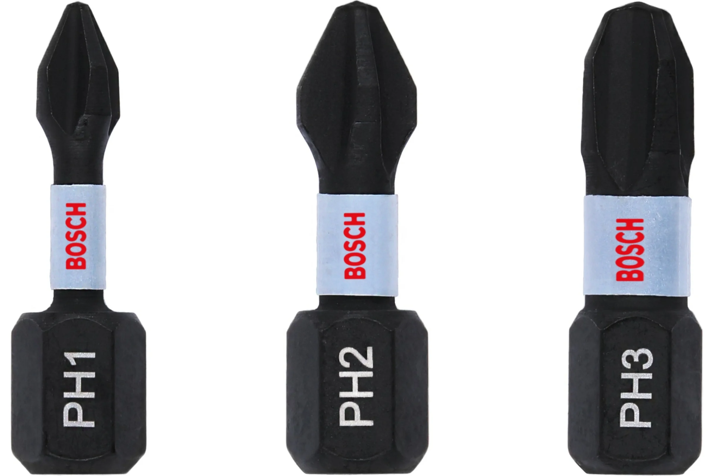 Биты Impact Control 3 шт, 25 мм, PH1, PH2, PH3 Bosch 2608522470