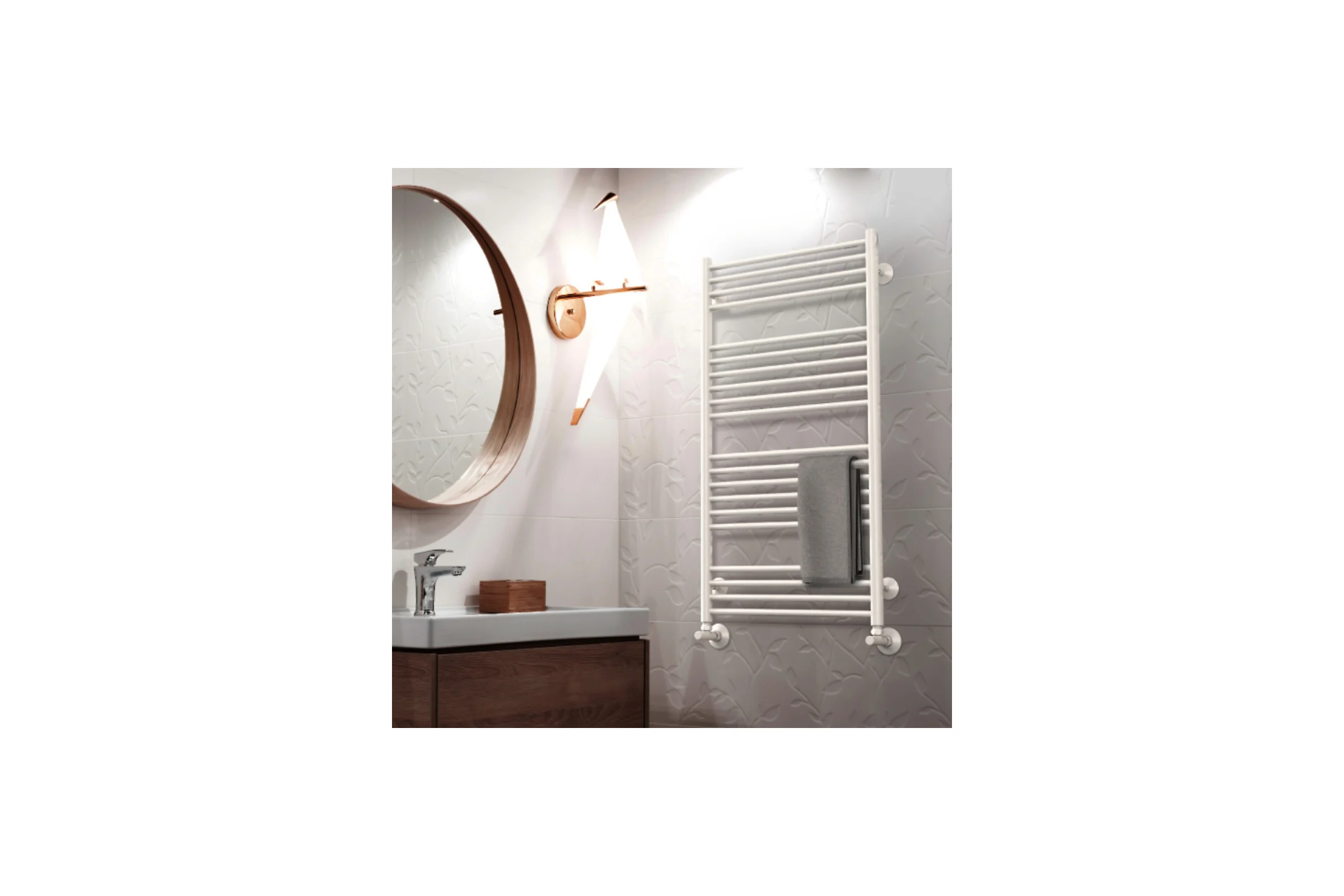 Водяной полотенцесушитель ROYAL THERMO Casa white П21 500x1200 НС-1434012