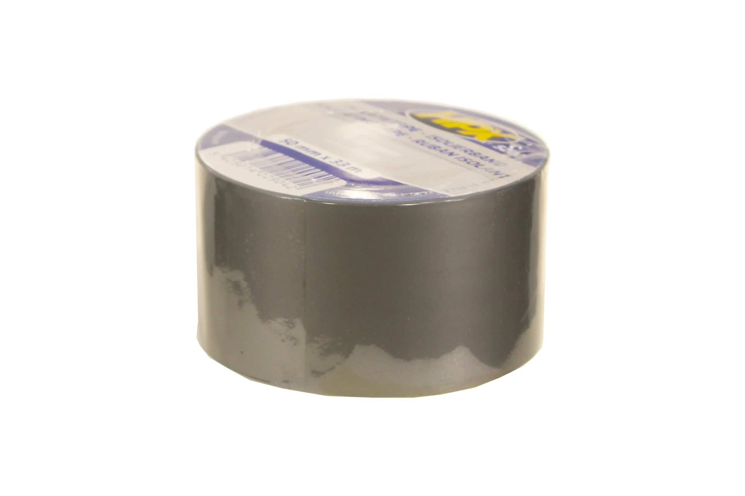 Огнестойкая профессиональная изолента из ПВХ HPX IG5033 INSULATION TAPE 5200 50 мм х 33 м, серая 5425014229042