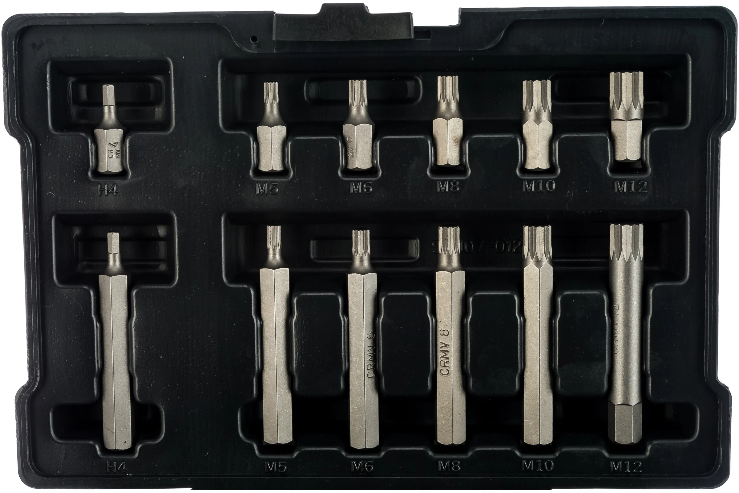 Набор бит STELS HEX, TORX, SPLINE, шестигранник 1/2"  42шт 11318