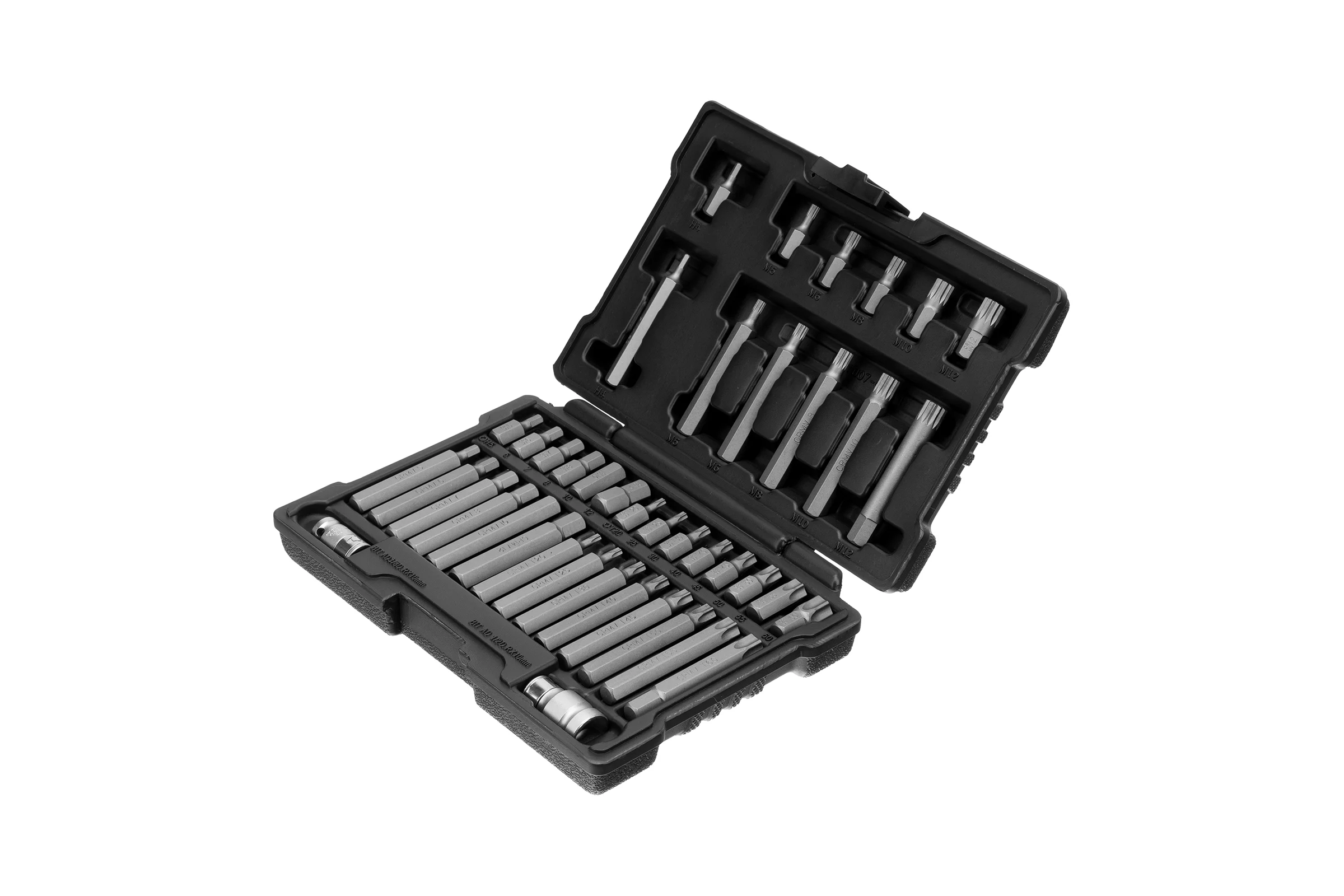 Набор бит STELS HEX, TORX, SPLINE, шестигранник 1/2"  42шт 11318