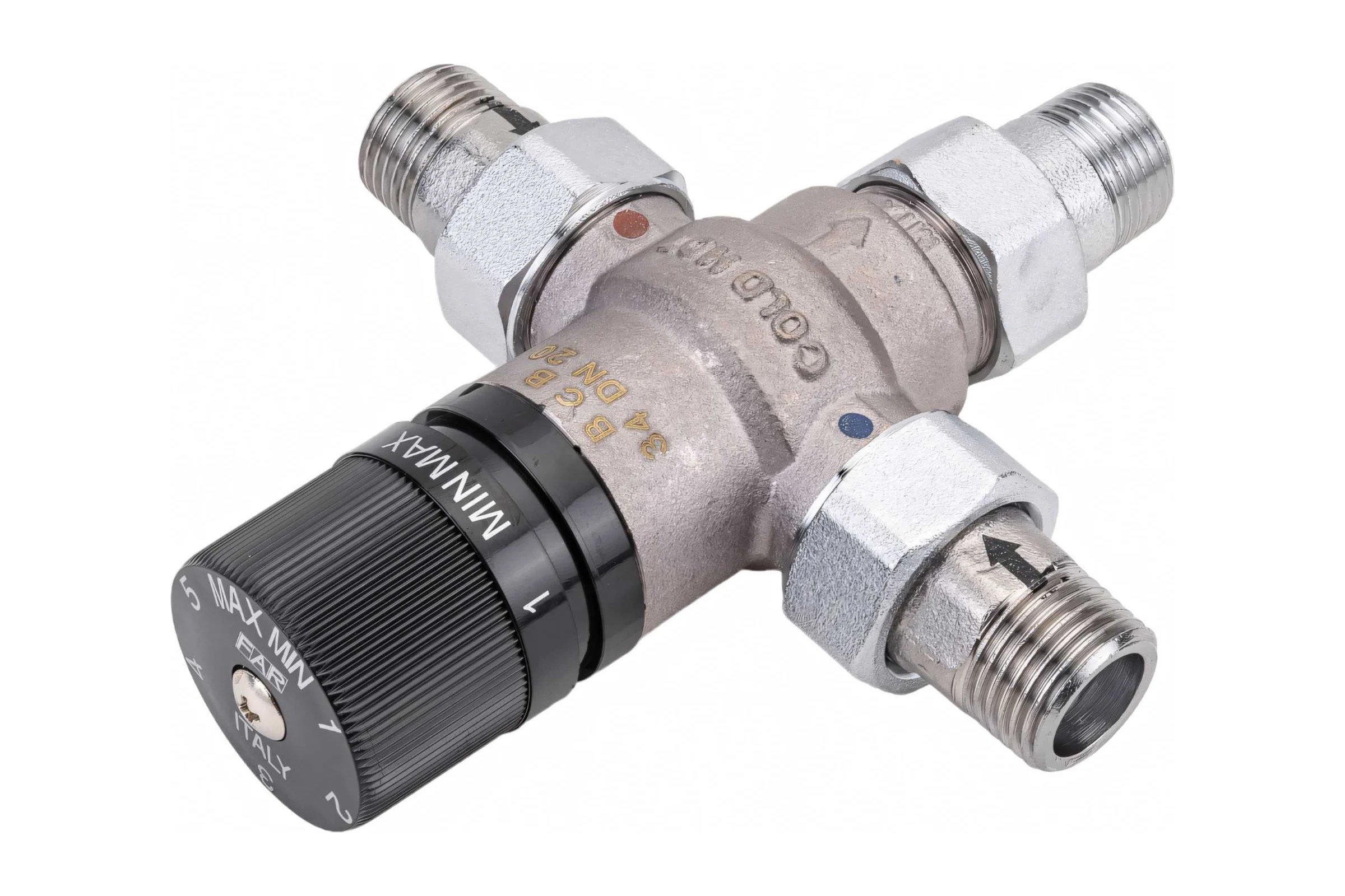 Термостатический смеситель FAR 1/2", американки Тmax 95 оC FA 3956 12