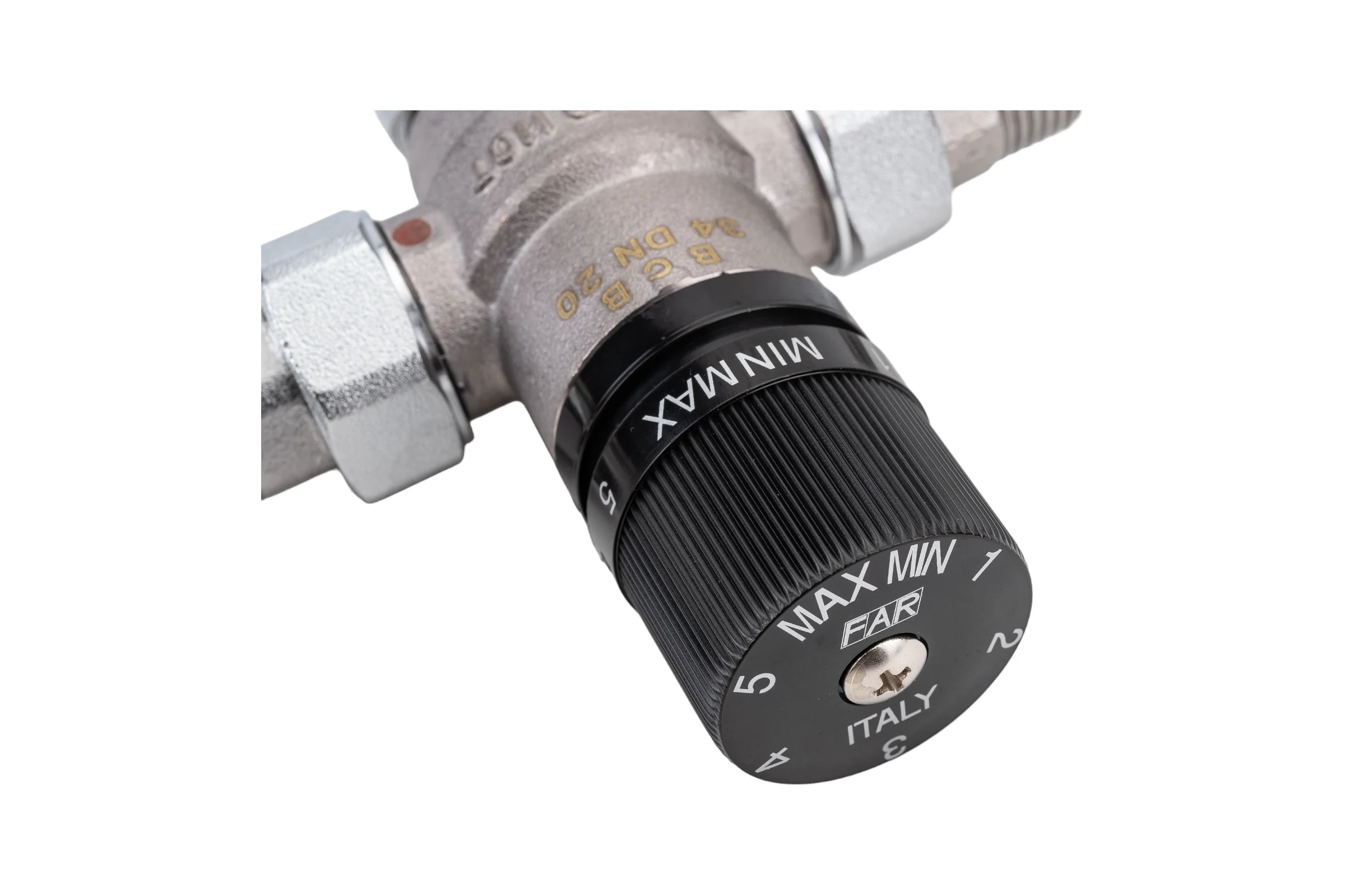 Термостатический смеситель FAR 1/2", американки Тmax 95 оC FA 3956 12