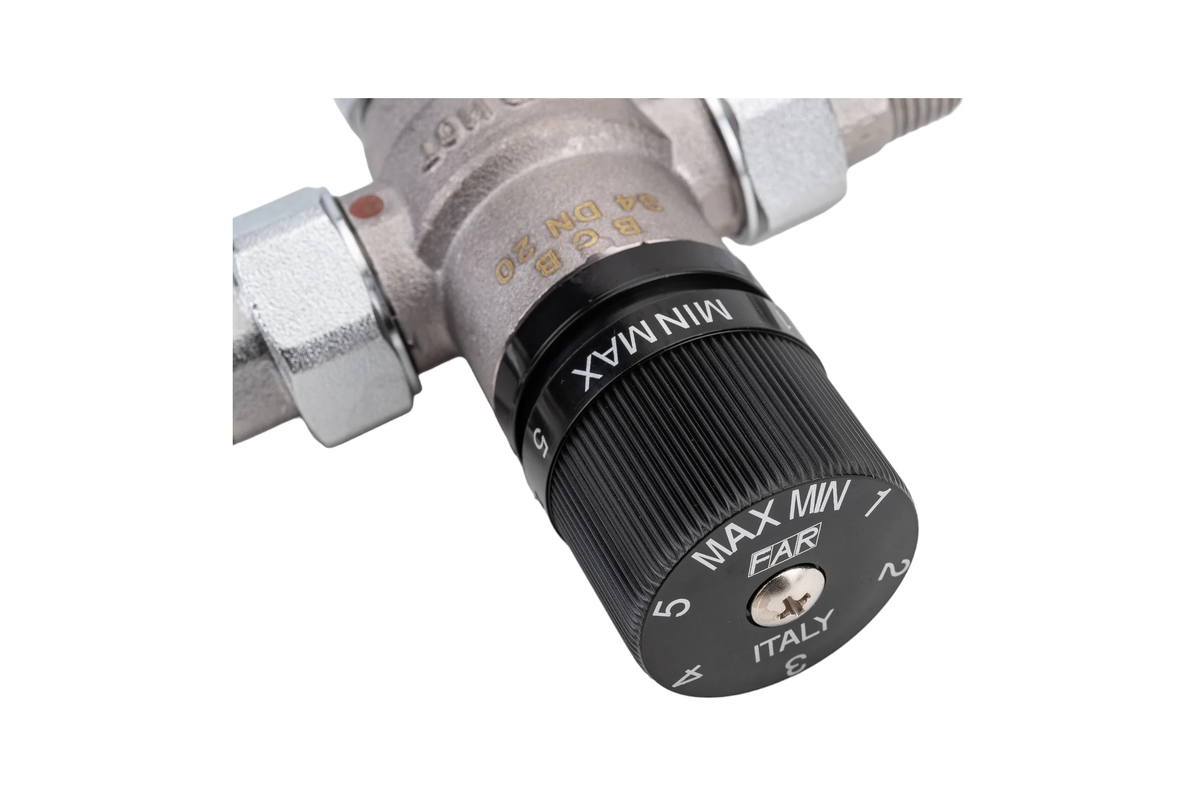 Термосмеситель с обрат.клапанами, 1/2", американки FAR FA 3956 12VR
