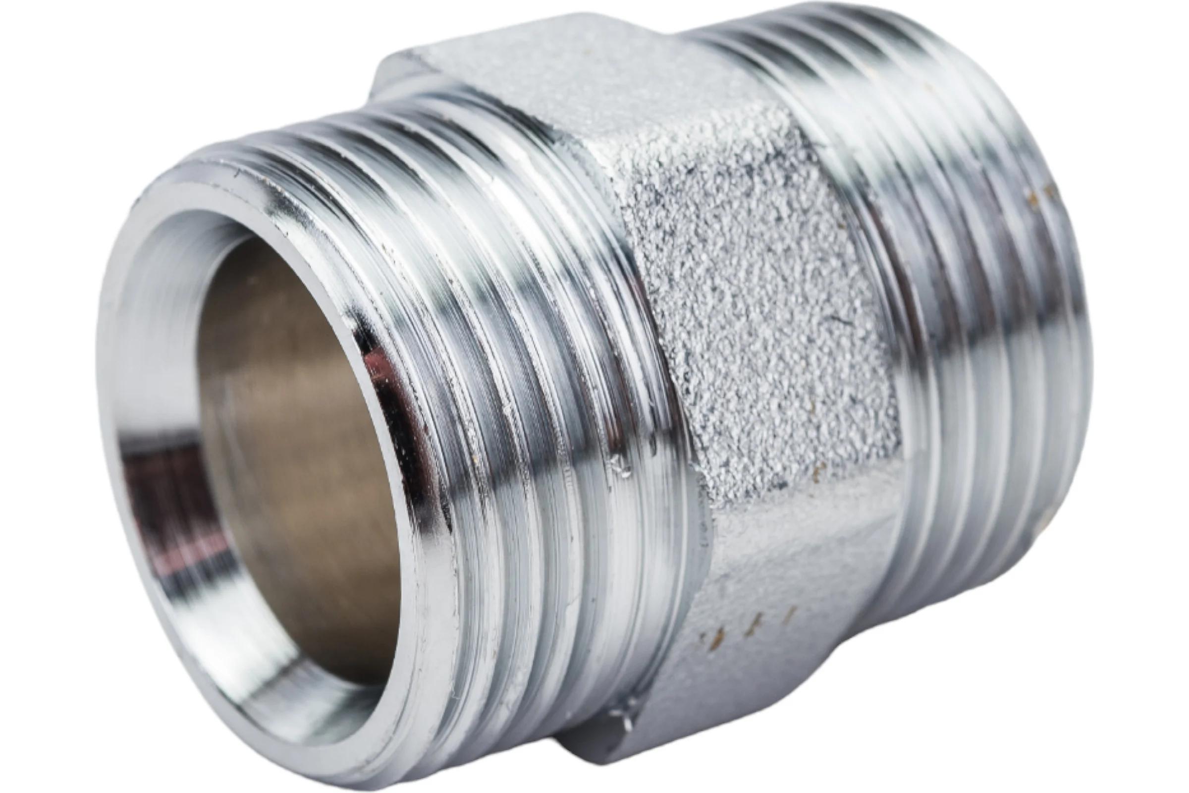 Ниппель FAR хромированный, 3/4"EU х 3/4"EU FC 5800 34
