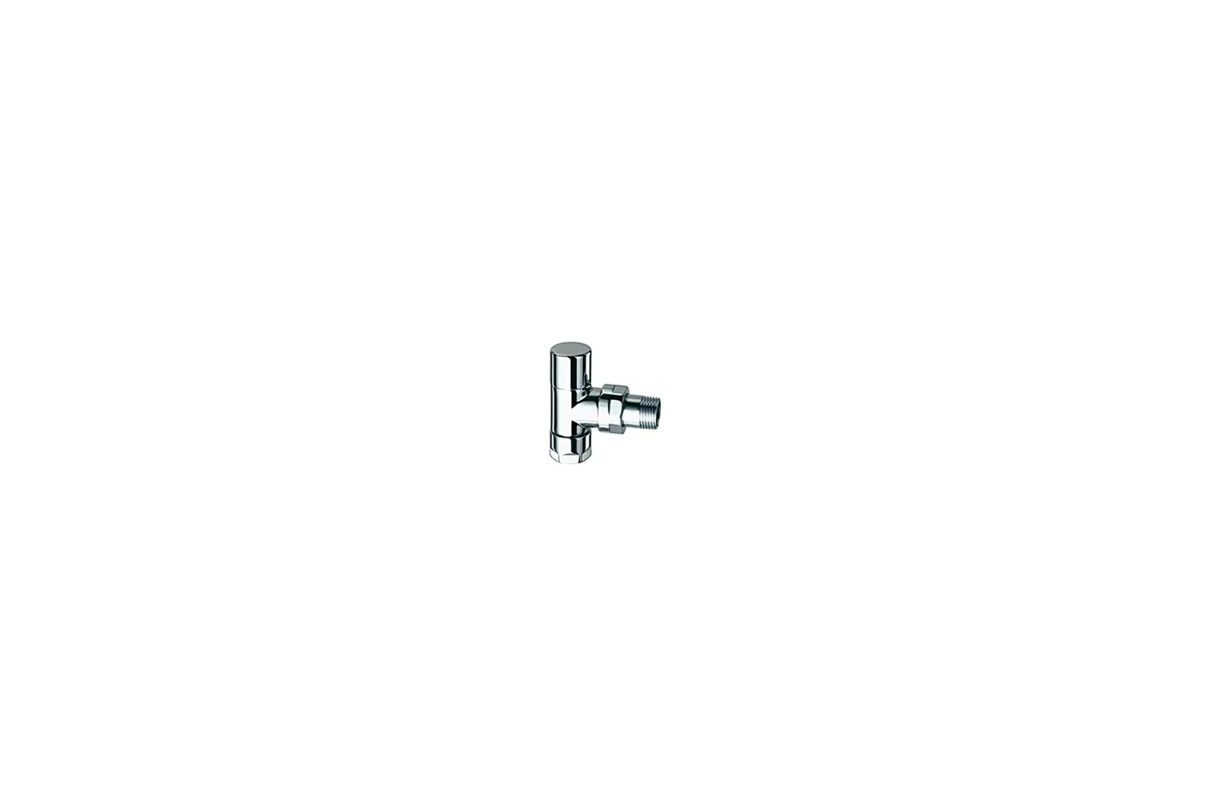 Запорный угловой вентиль FAR Top 1/2" гайка М24x19, серебро, EPDM FL 0128 12P