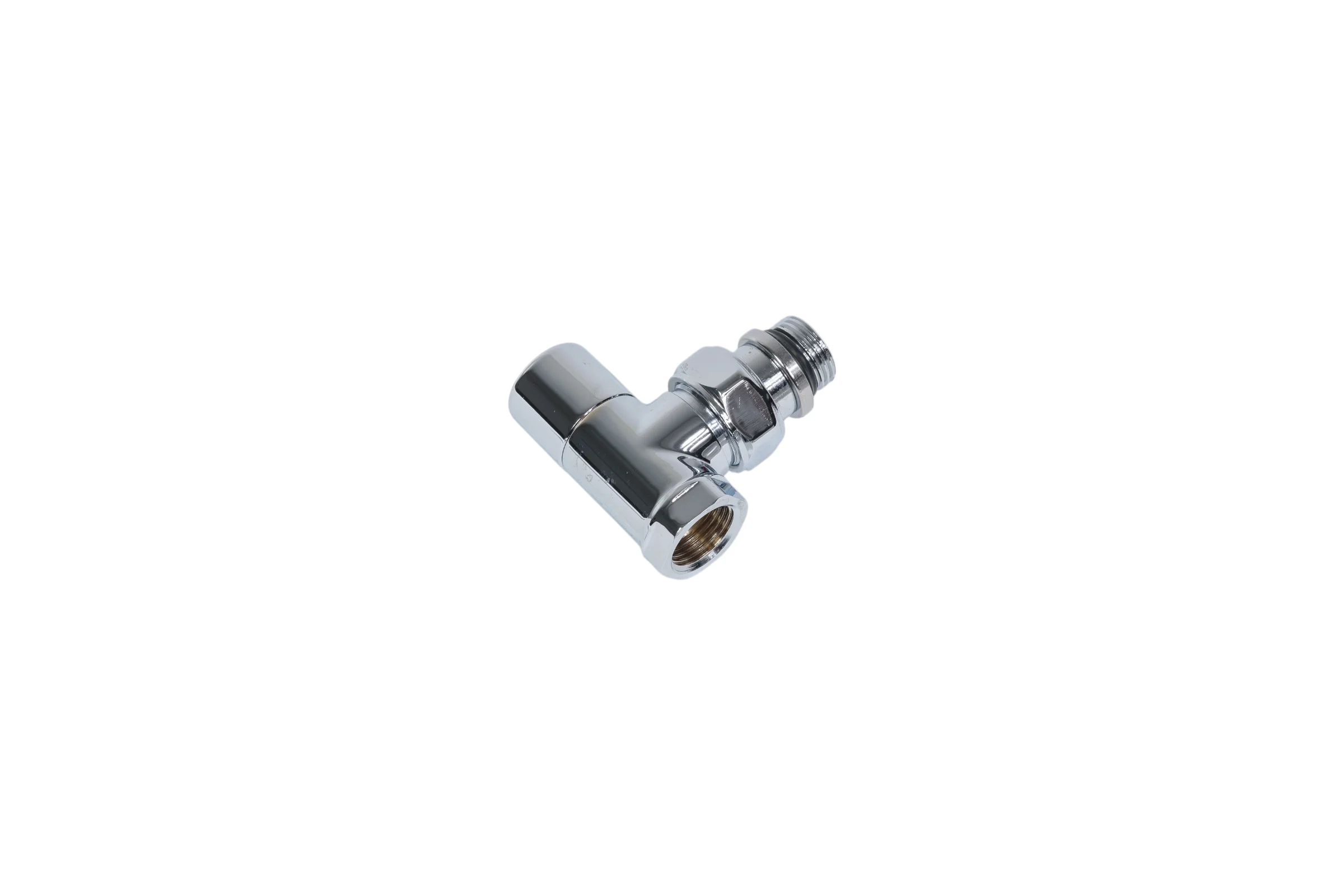 Запорный вентиль FAR угловой, 1/2" ВР серебро, EPDM / аналог FL 0165 FL 0138 12P