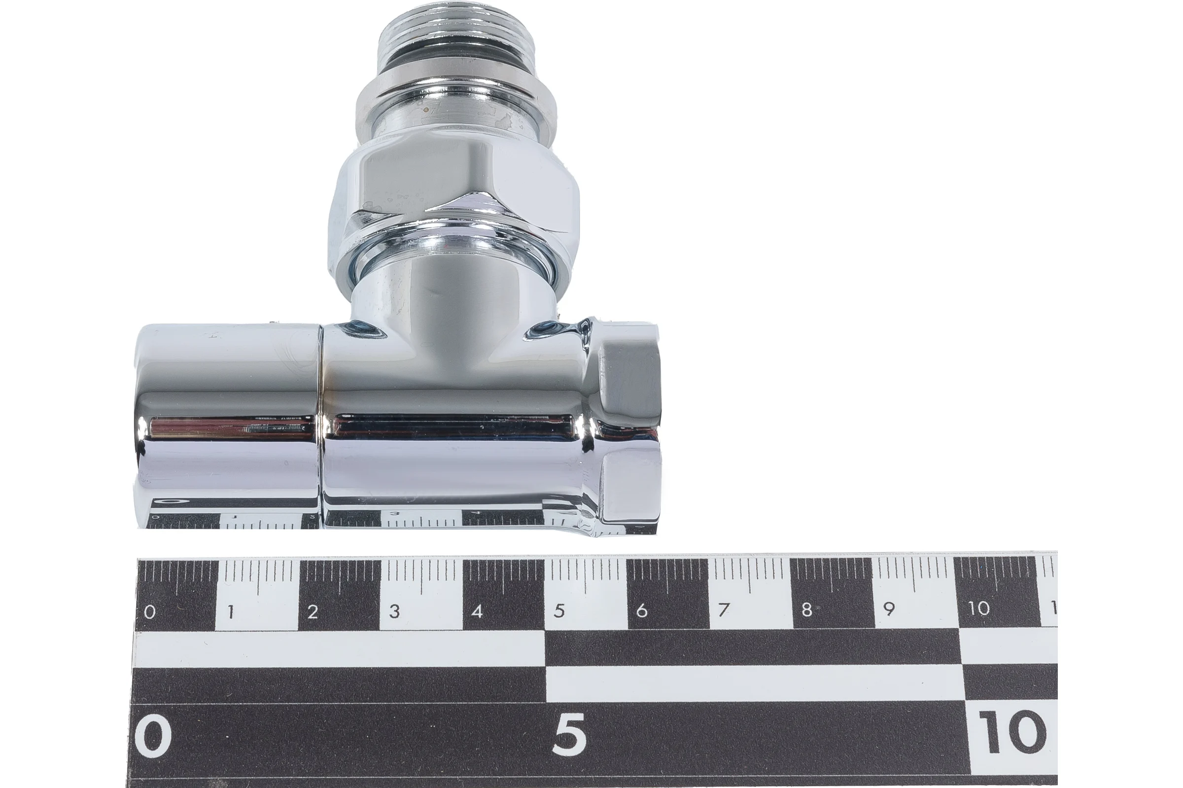Запорный вентиль FAR угловой, 1/2" ВР серебро, EPDM / аналог FL 0165 FL 0138 12P