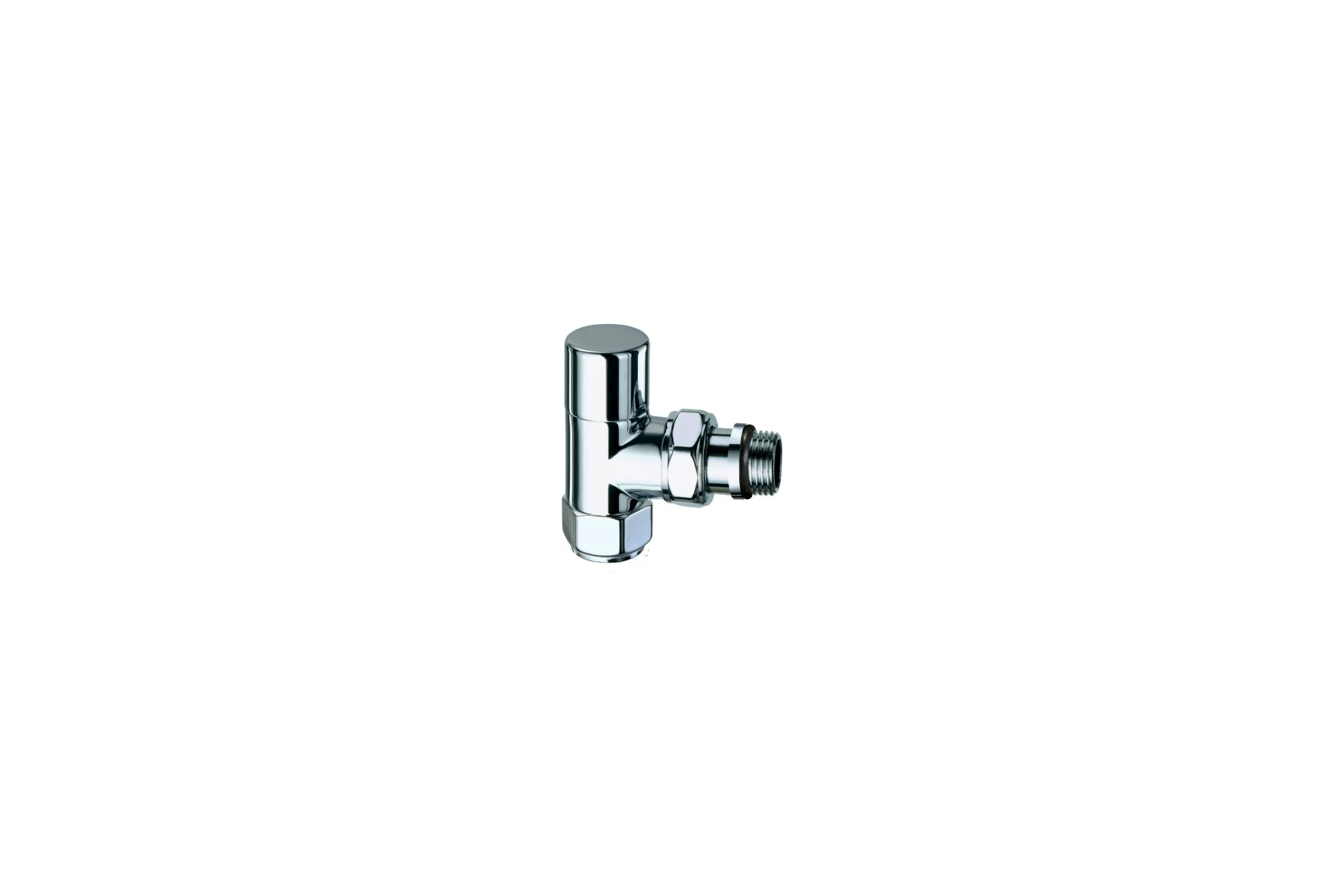 Запорный вентиль FAR угловой, гайка М24x19 серебро, 1/2" EPDM / аналог FL 0125 FL 0136 12P
