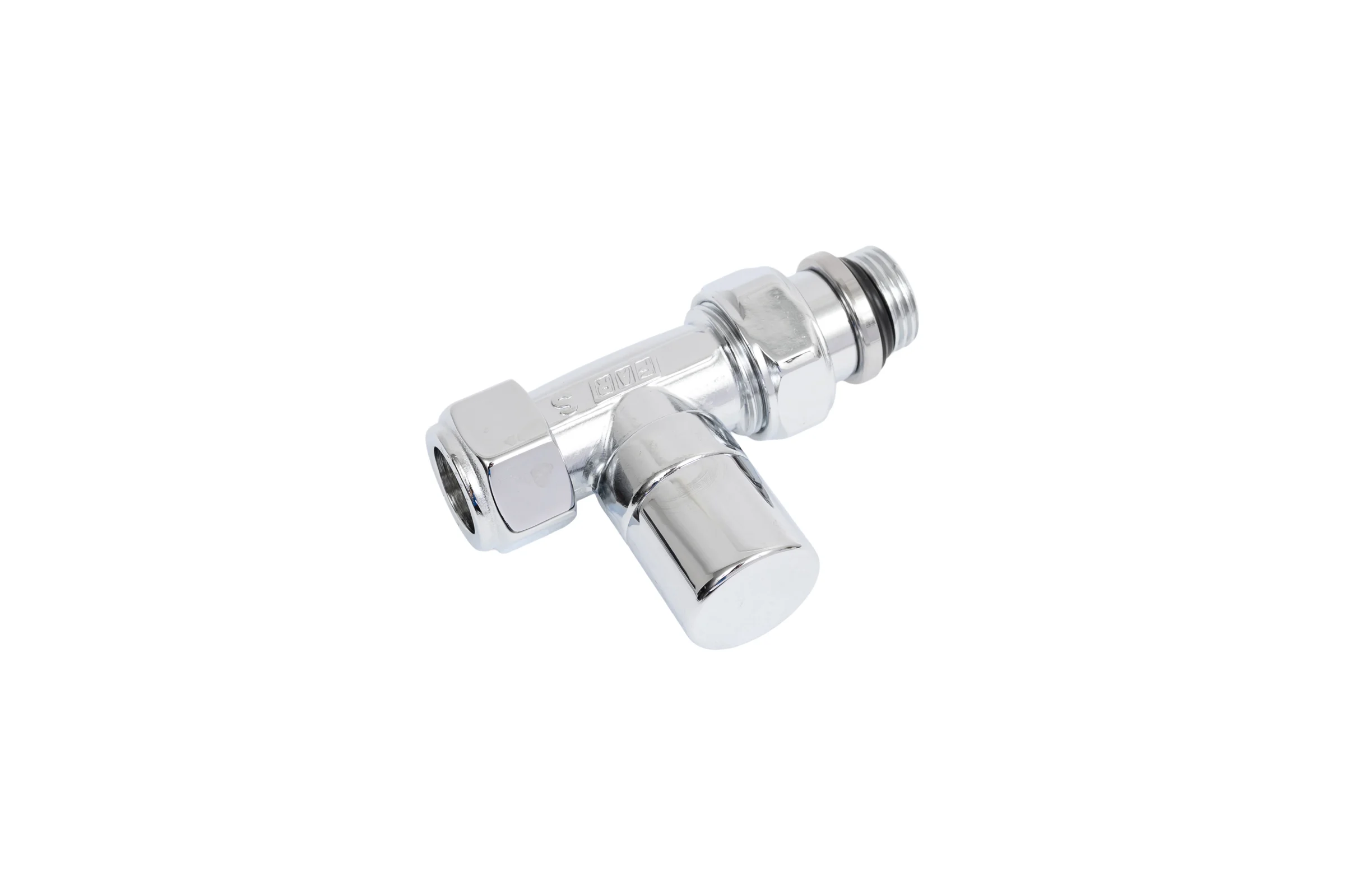 Запорный прямой вентиль FAR серебро, гайка М24x19, 1/2" EPDM FL 0205 12P