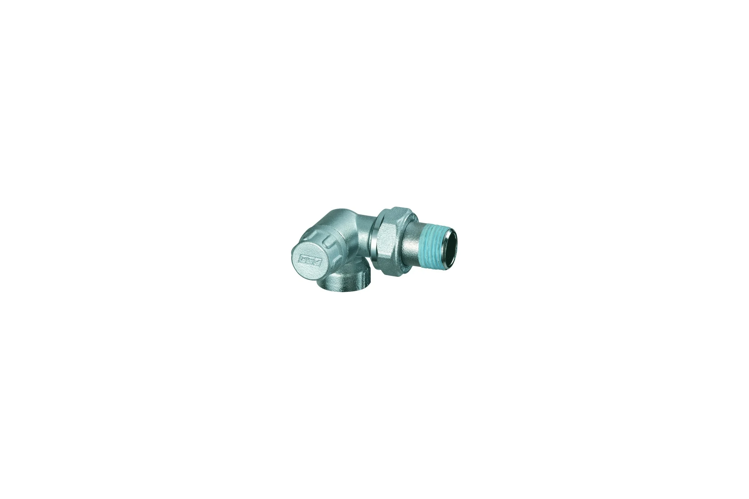 Запорный вентиль FAR трехосевой, левосторонний, 1/2" ВР FV 1127 12