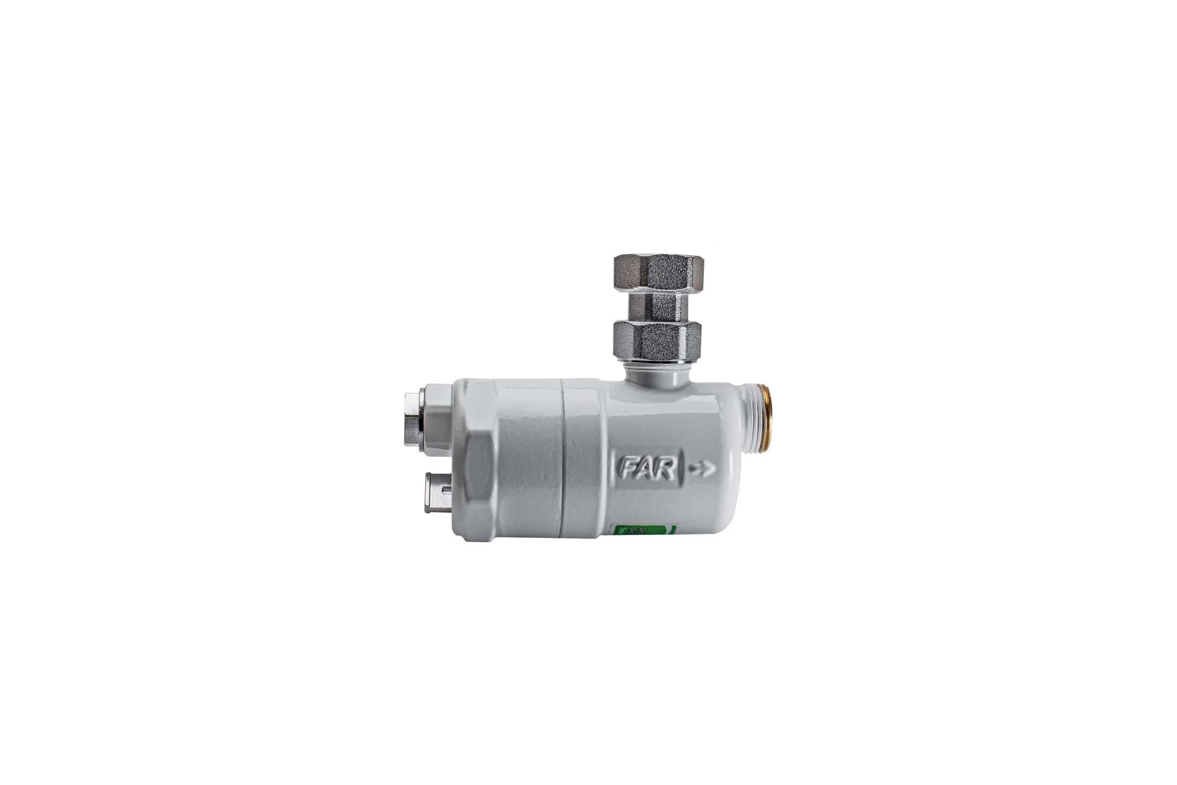 Грязеуловитель FAR COMPACT белый корпус, с магнитными вставками, 3/4", накидная гайка FA 2275 34