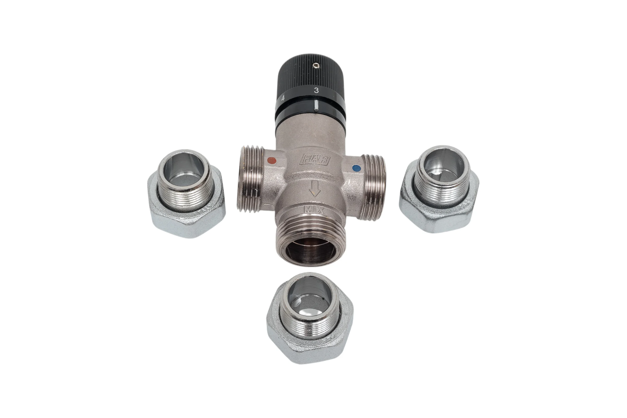 Термостатический смеситель FAR американка 3/4" FA 3956 34