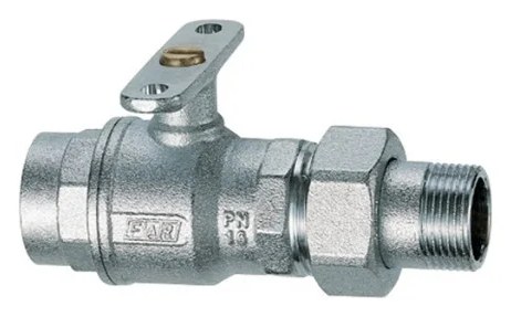 2-х ходовой шаровой кран FAR 3/4" ВР-НР FA 3017 34