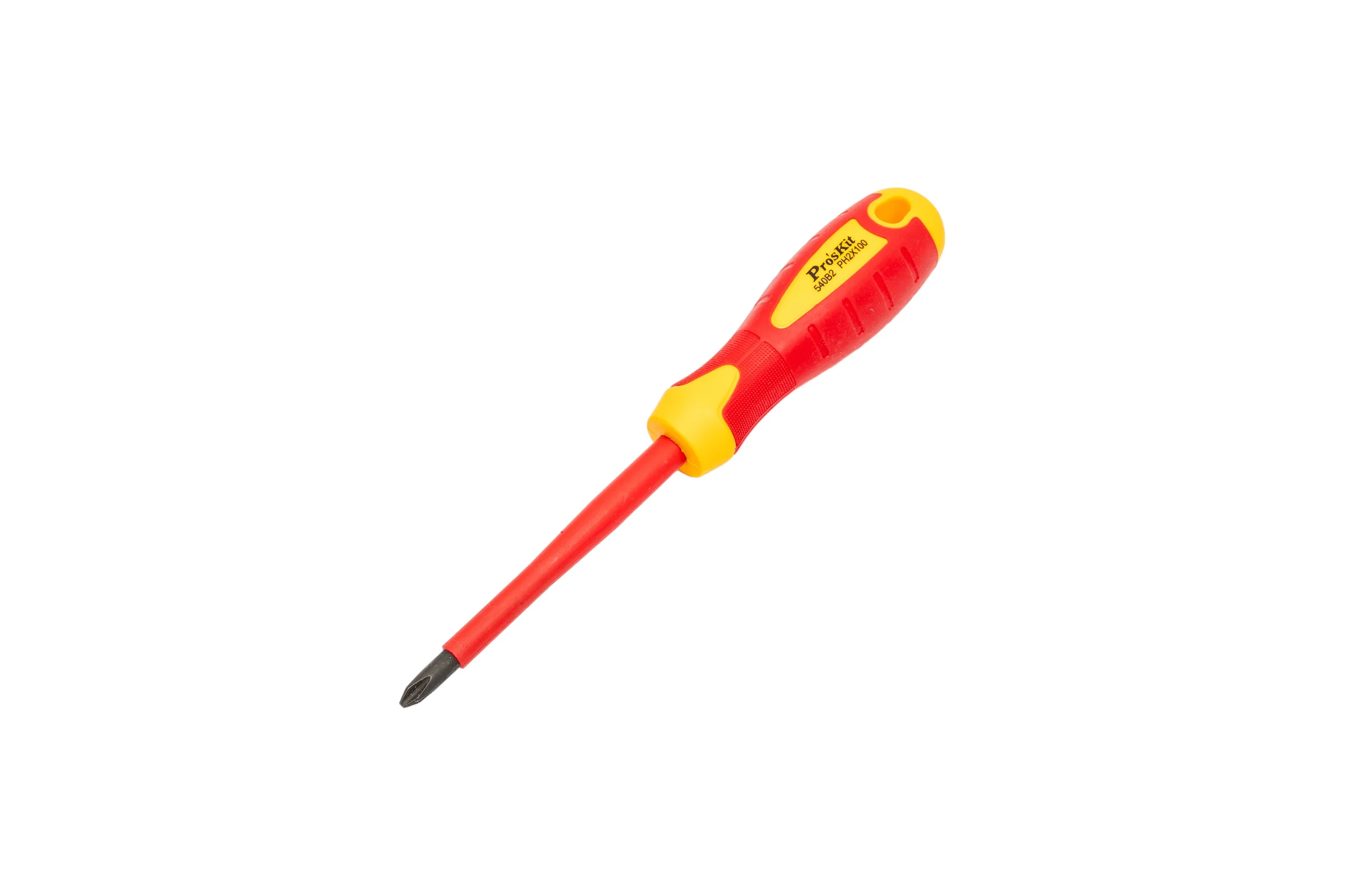 Диэлектрическая отвертка ProsKit SD-810-P2 1000В (+ #2x100) 00469024