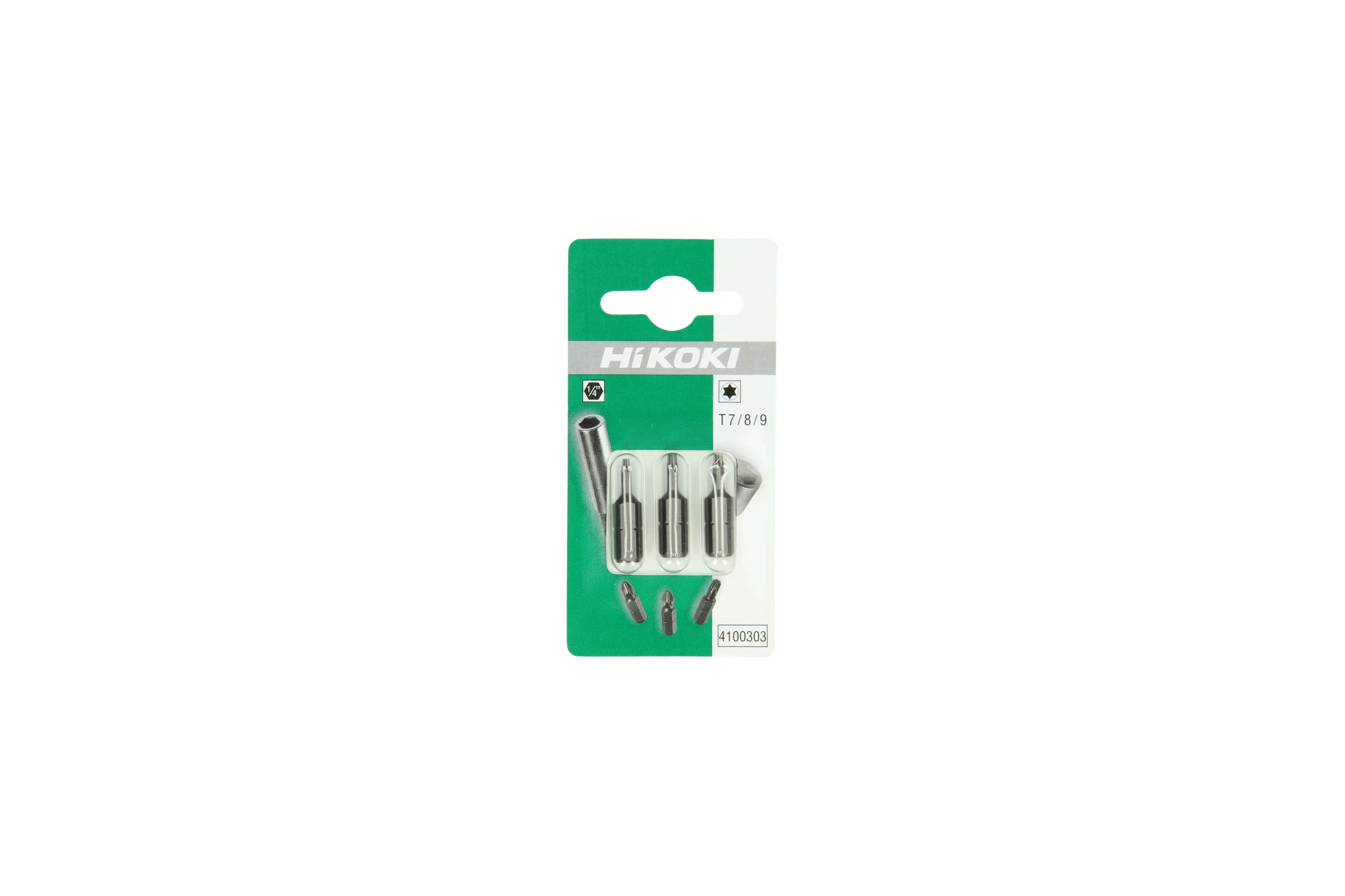 Набор бит Torx T7/T8/T9, 25 мм, 1/4" HiKOKI 4100303
