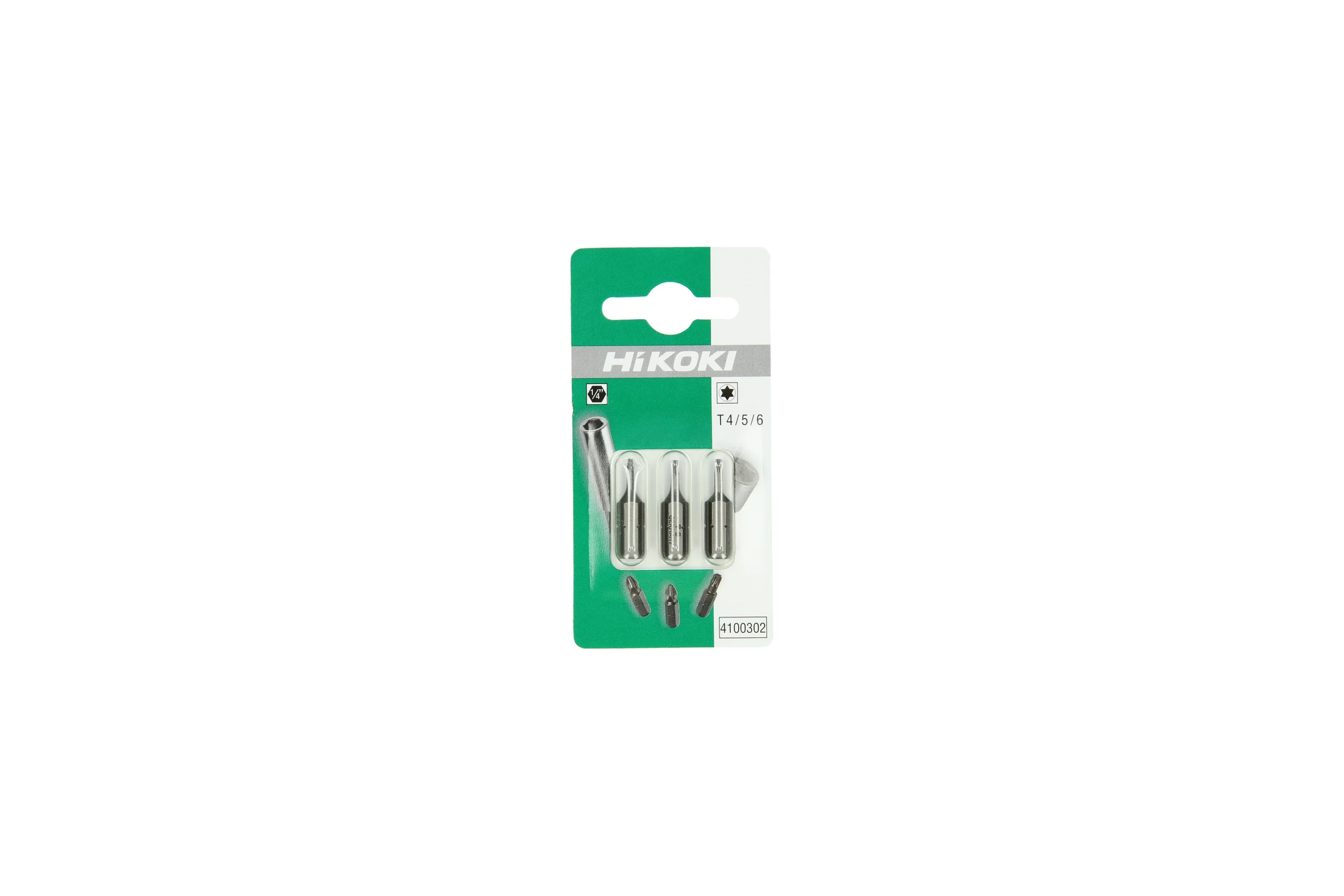 Набор бит Torx T4/T5/T6, 25 мм, 1/4" HiKOKI 4100302