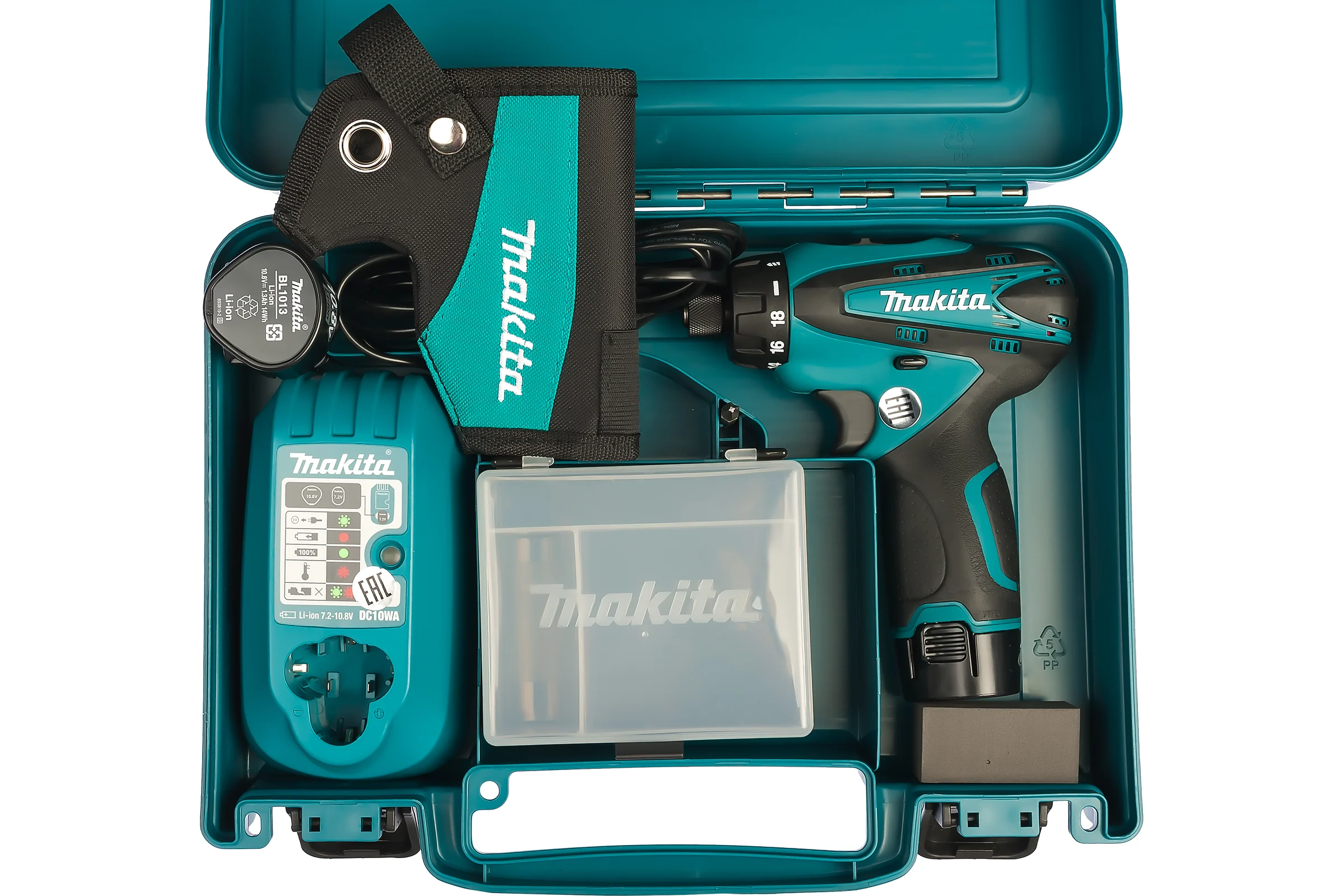 Аккумуляторный шуруповерт Makita DF 030 DWE