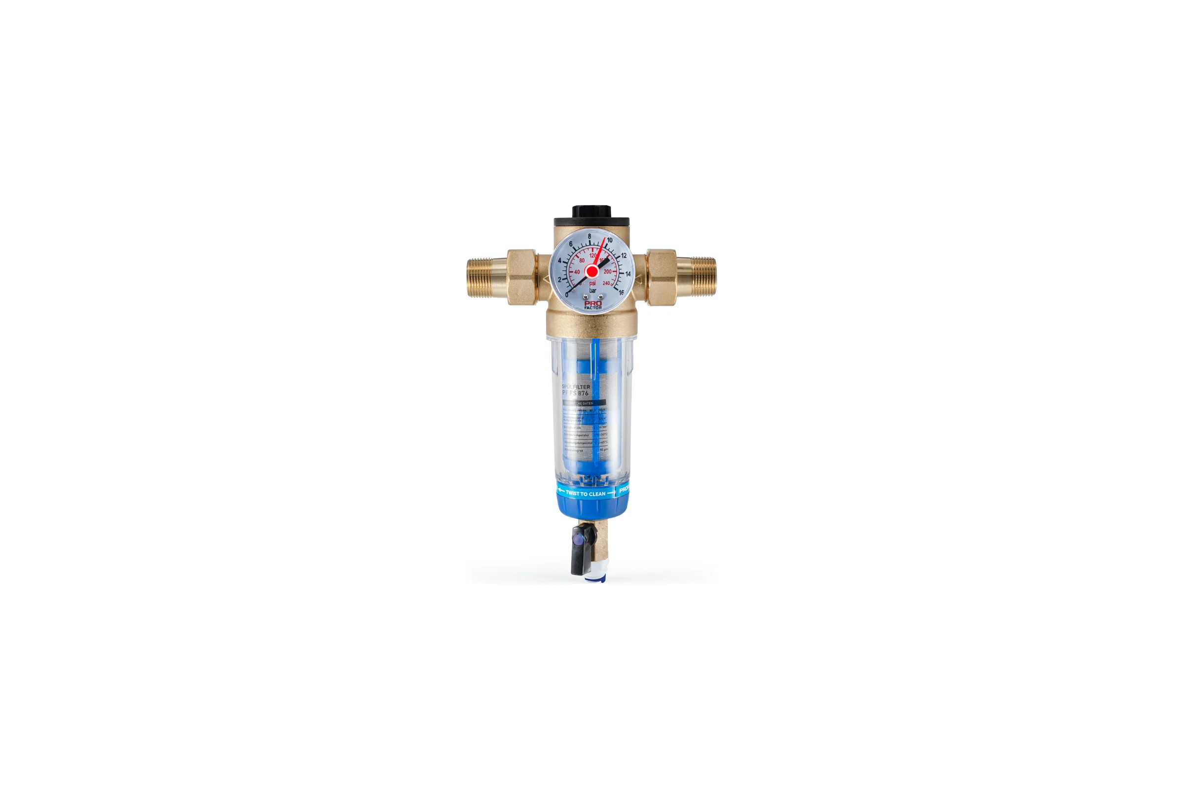 Фильтр с системой очистки PROFACTOR 1/2"-3/4" PF FS 876
