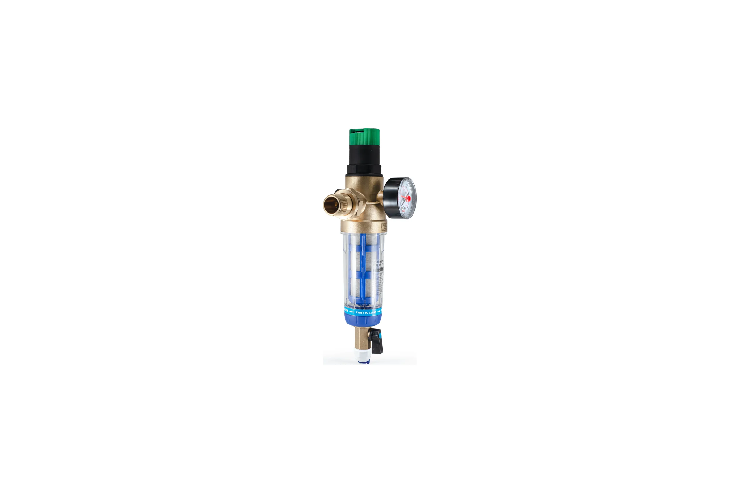 Фильтр с системой очистки и регулятором давления PROFACTOR 1/2"-3/4" PF FS 877