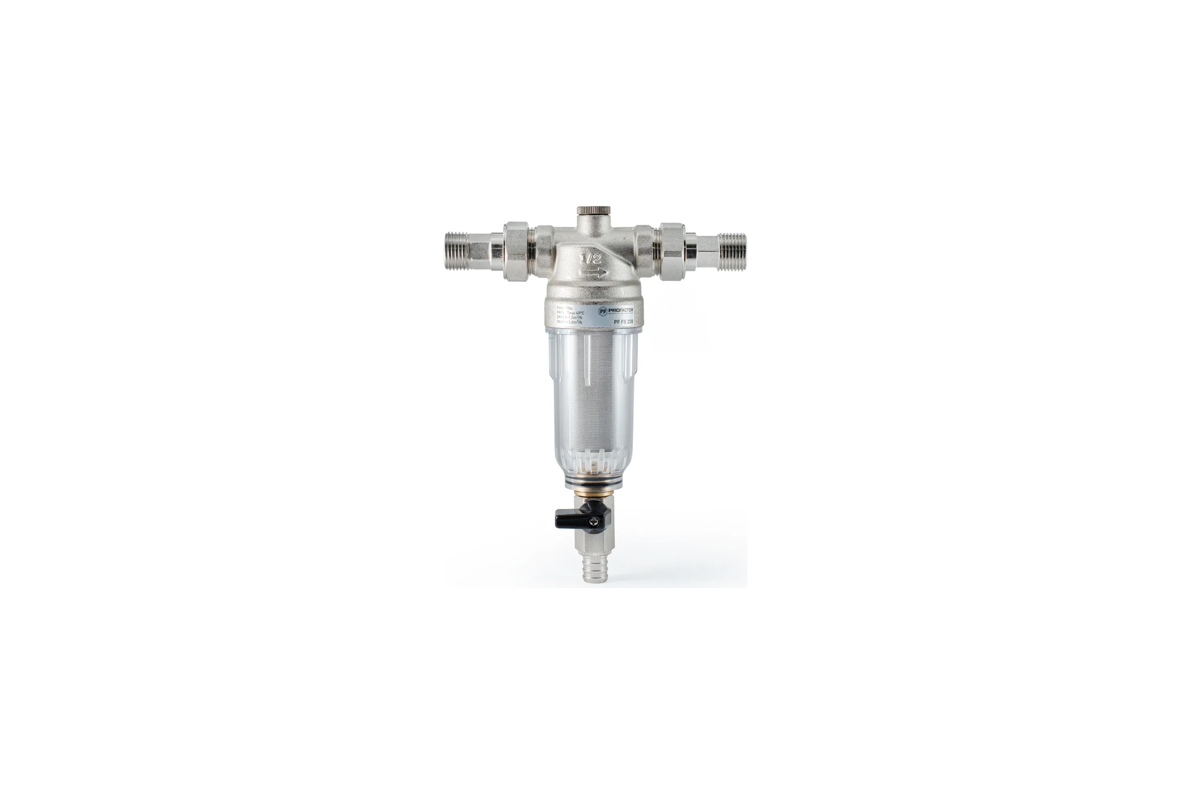 Фильтр промывной для холодной воды PROFACTOR 1/2" PF FS 238