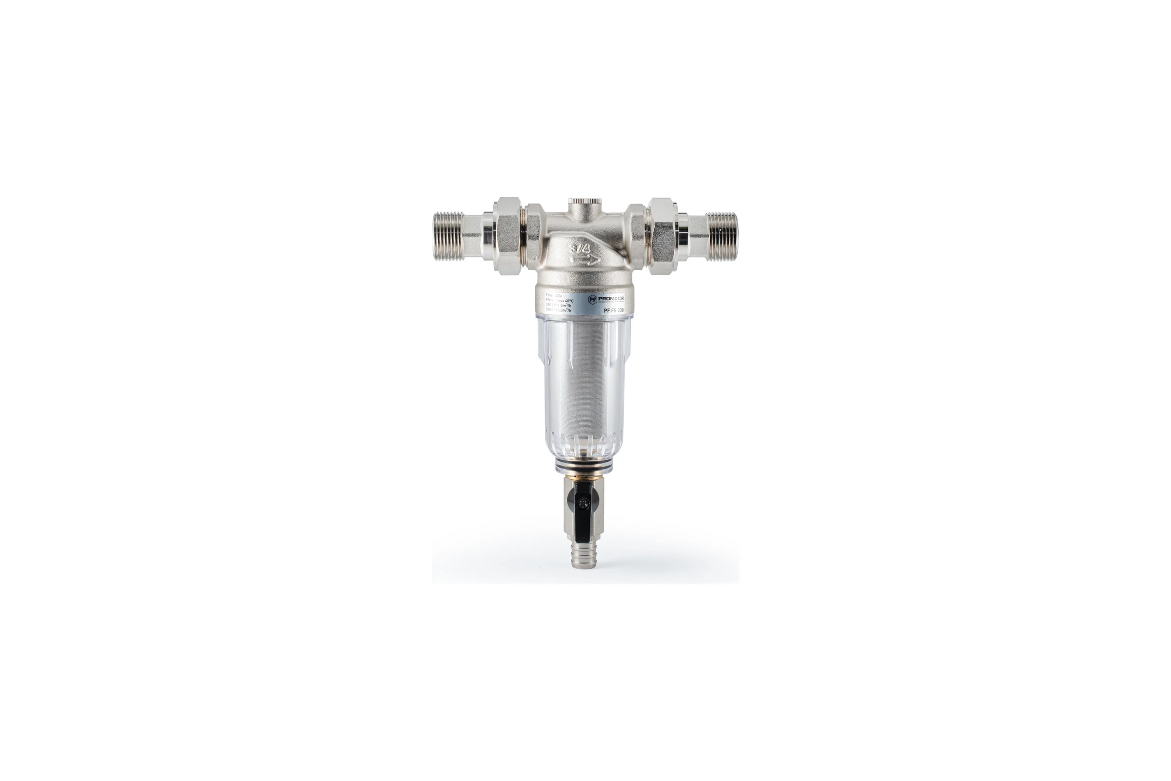 Фильтр промывной для холодной воды PROFACTOR 3/4" PF FS 238.20