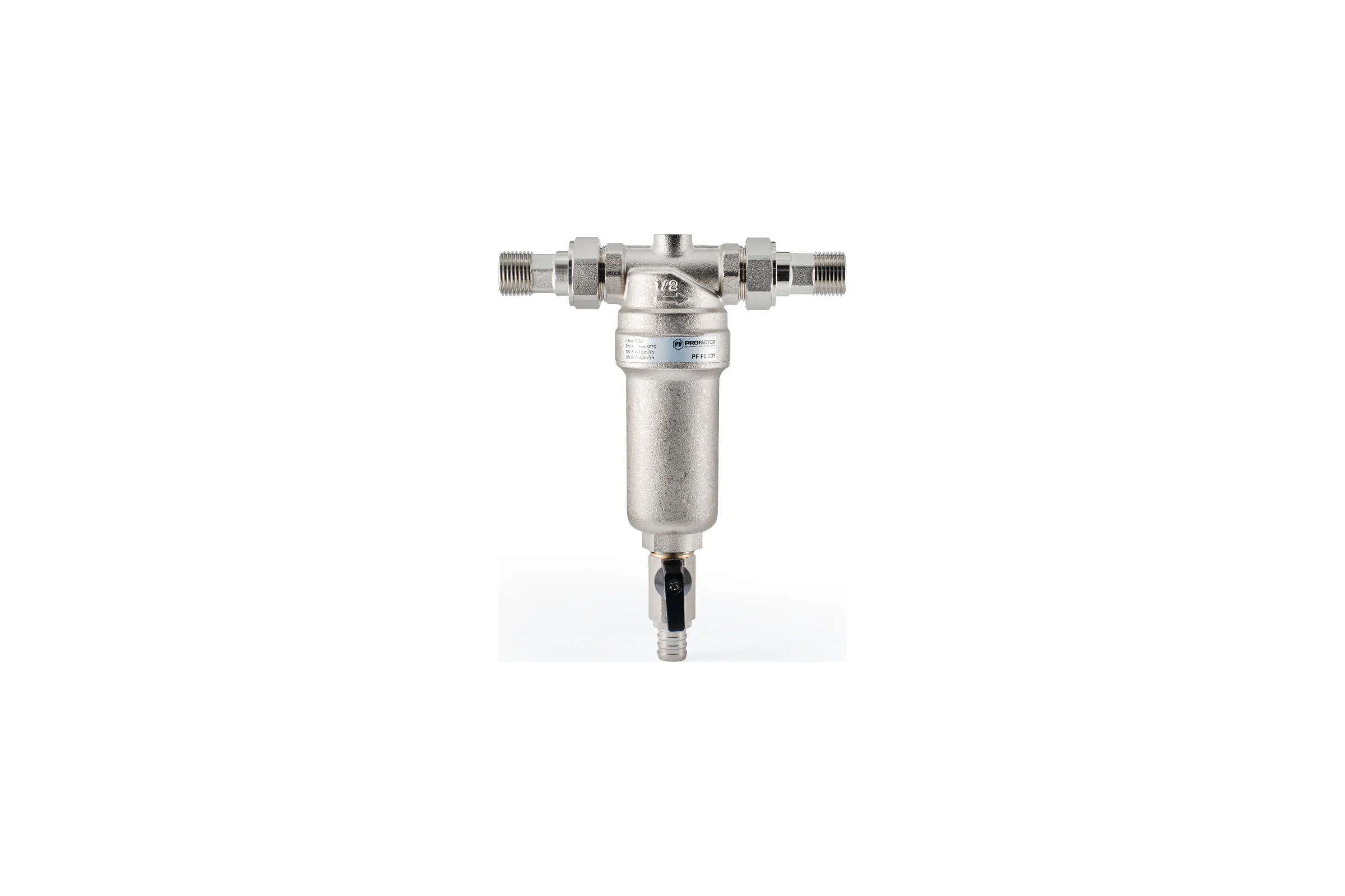 Фильтр промывной для горячей воды PROFACTOR 1/2" PF FS 239