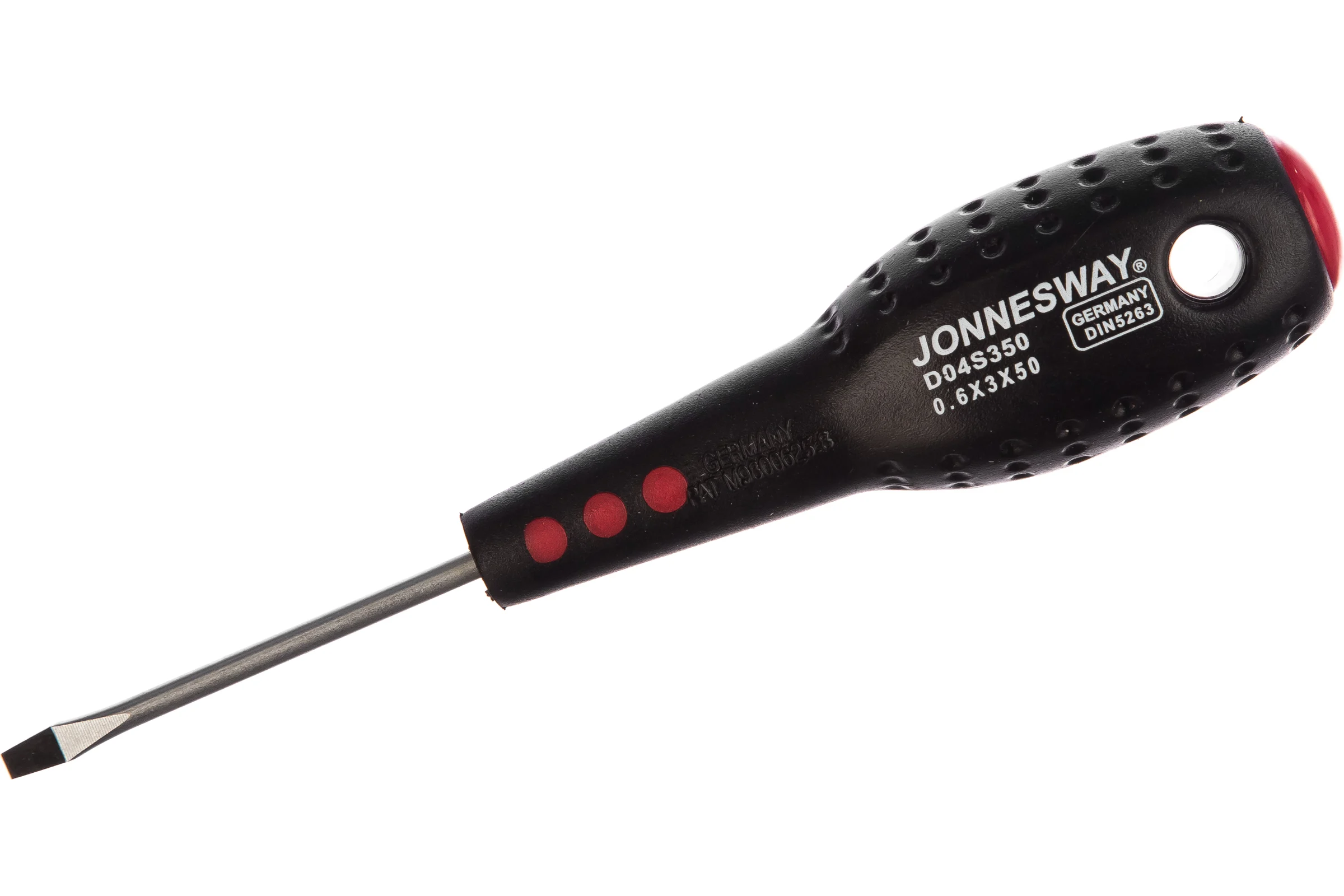 Стержневая шлицевая отвертка FULL STAR Jonnesway D04S350 SL3х50 мм 47909