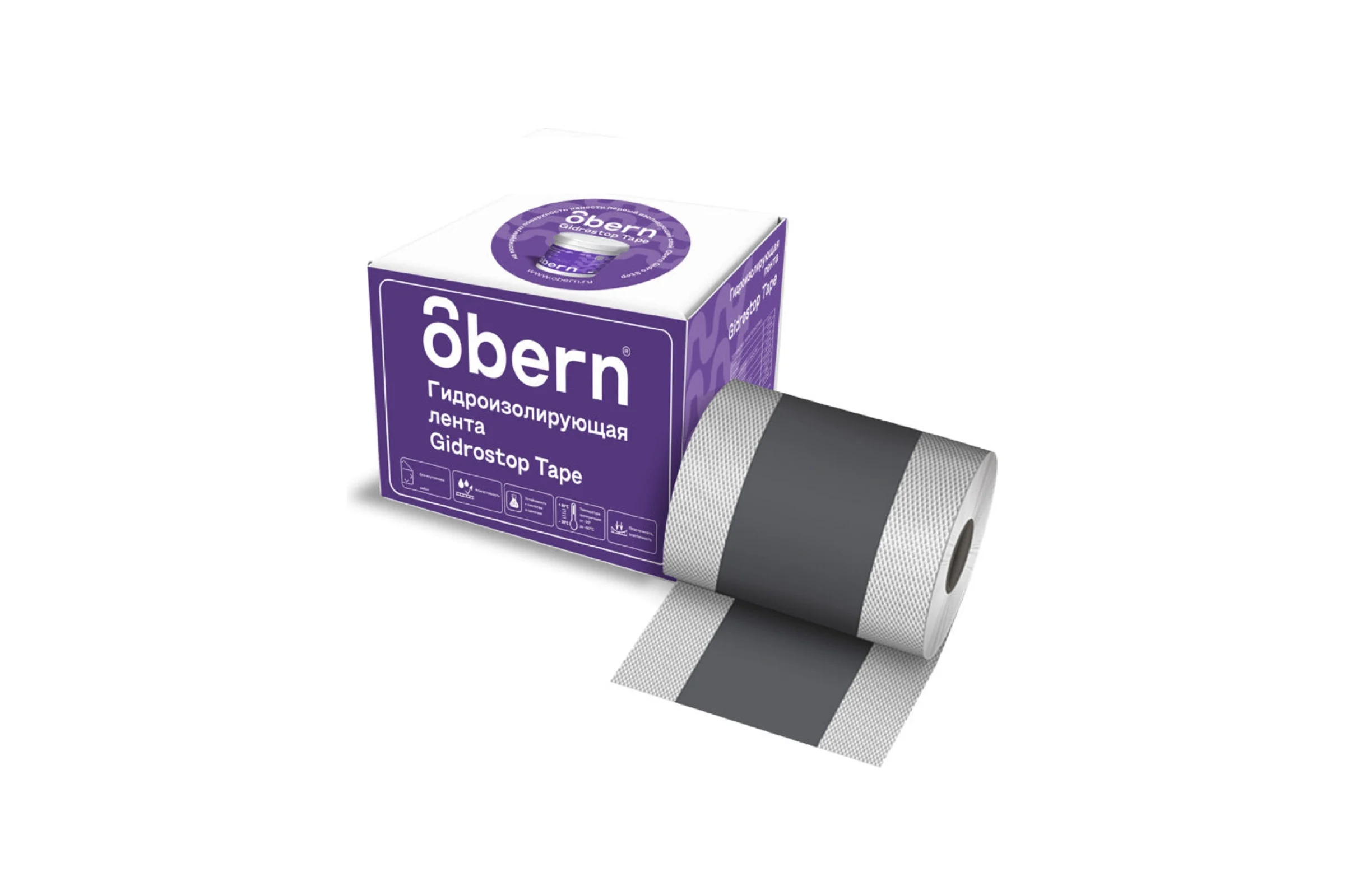 Гидроизолирующая лента Obern GIDROBAND TAPE 120 мм х 10 м 21199