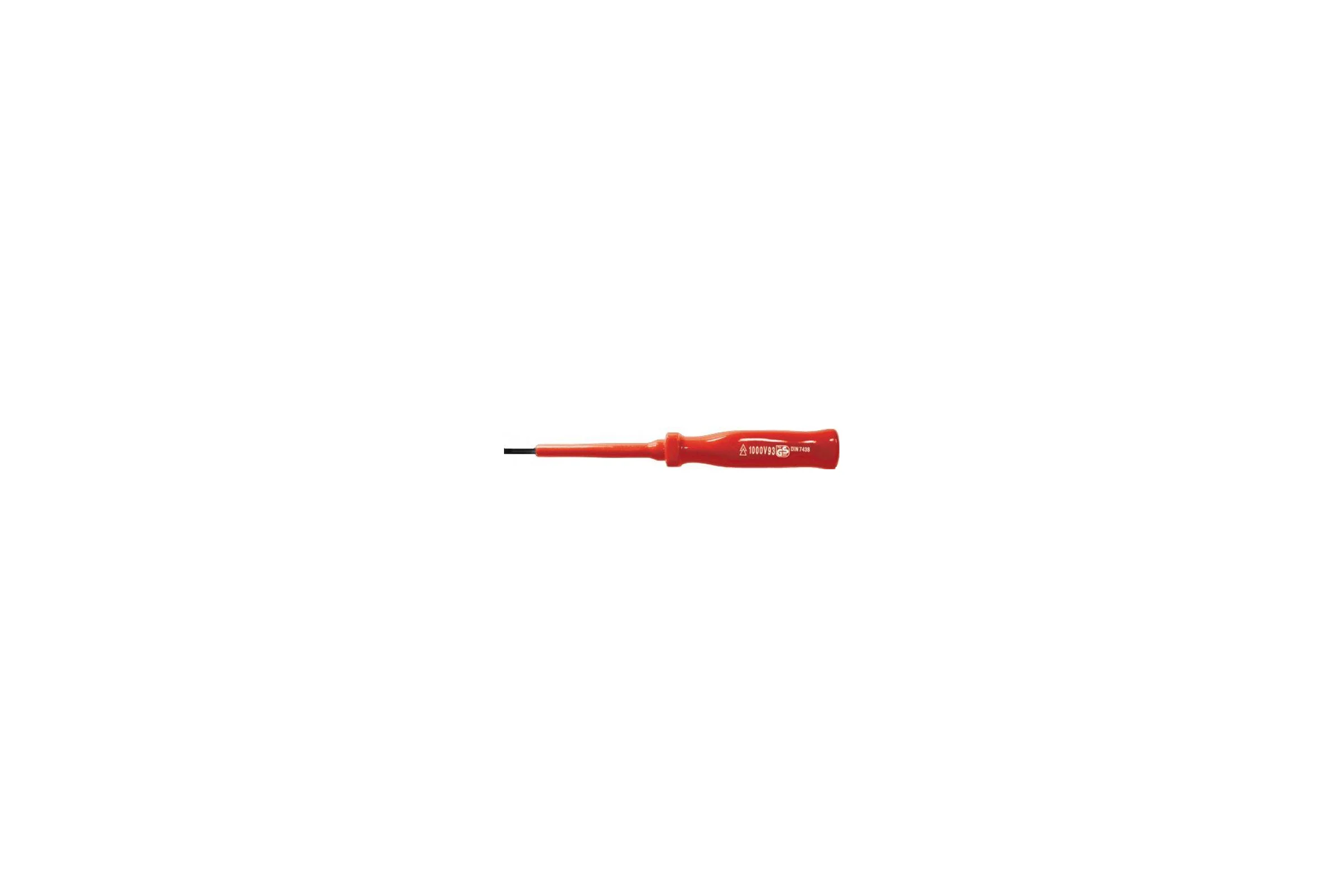 Изолированная отвертка CrV 1000V SL 5х125мм FIT 55803