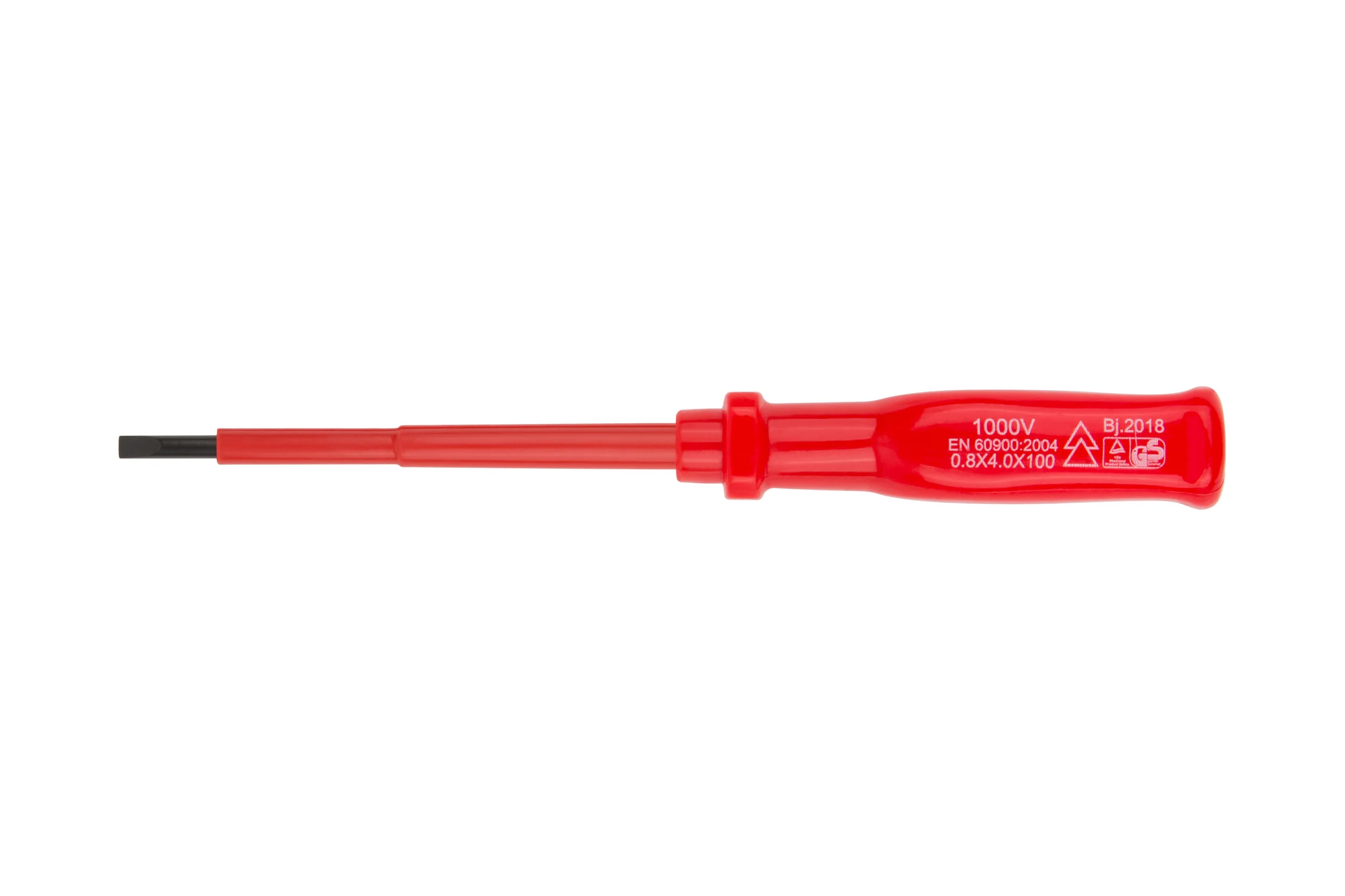 Изолированная отвертка CrV 1000V 4х100 мм FIT 55802