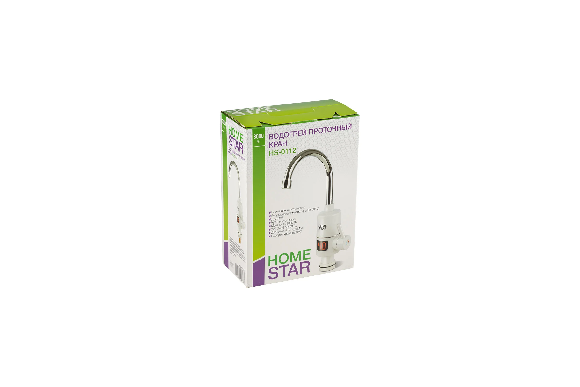 Проточный кран Homestar HS-0112 104392