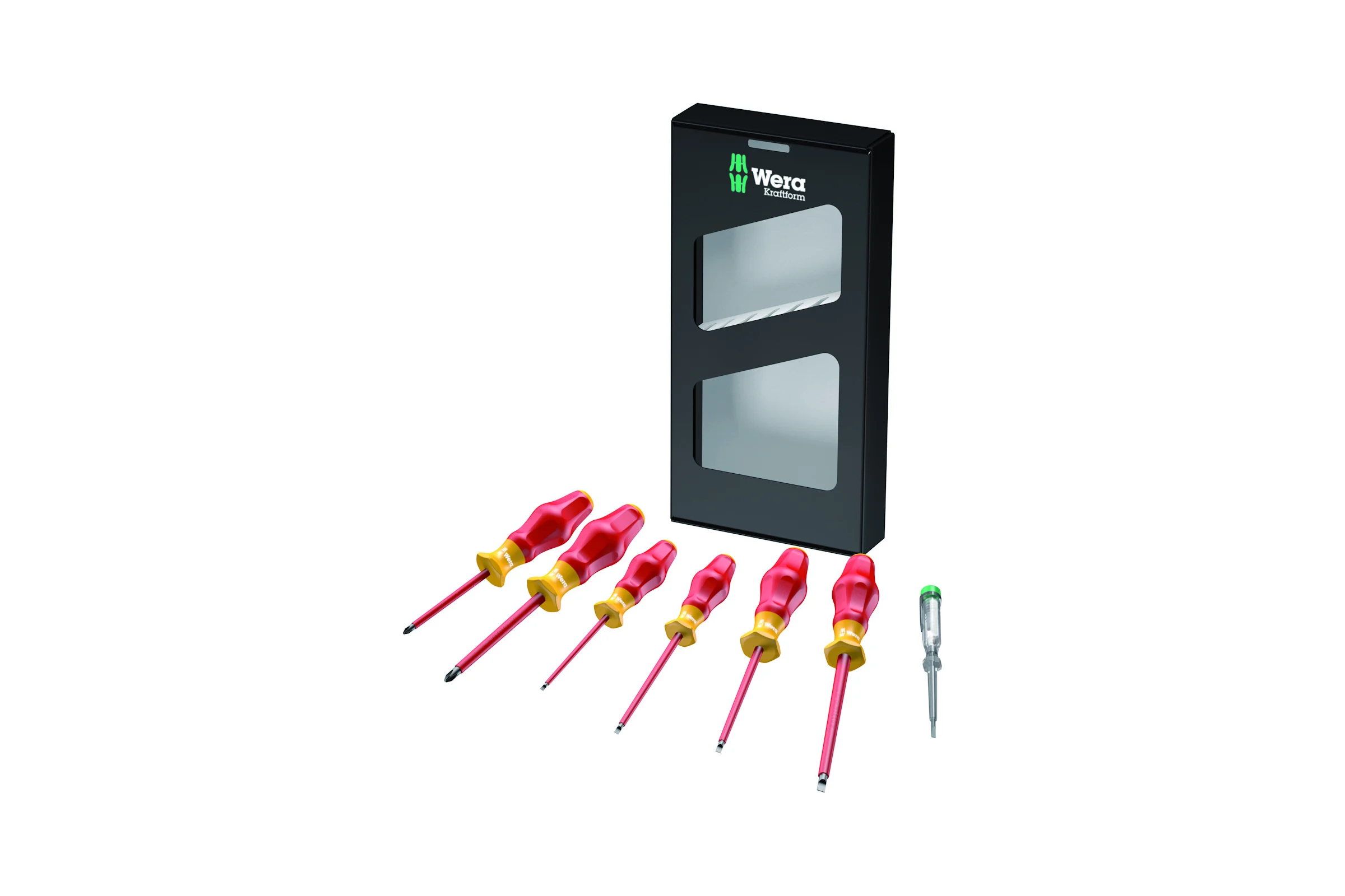 Набор диэлектрических отверток 1160i/1165i/7 SATZ 6TLG / 6 PCS WERA WE-031576