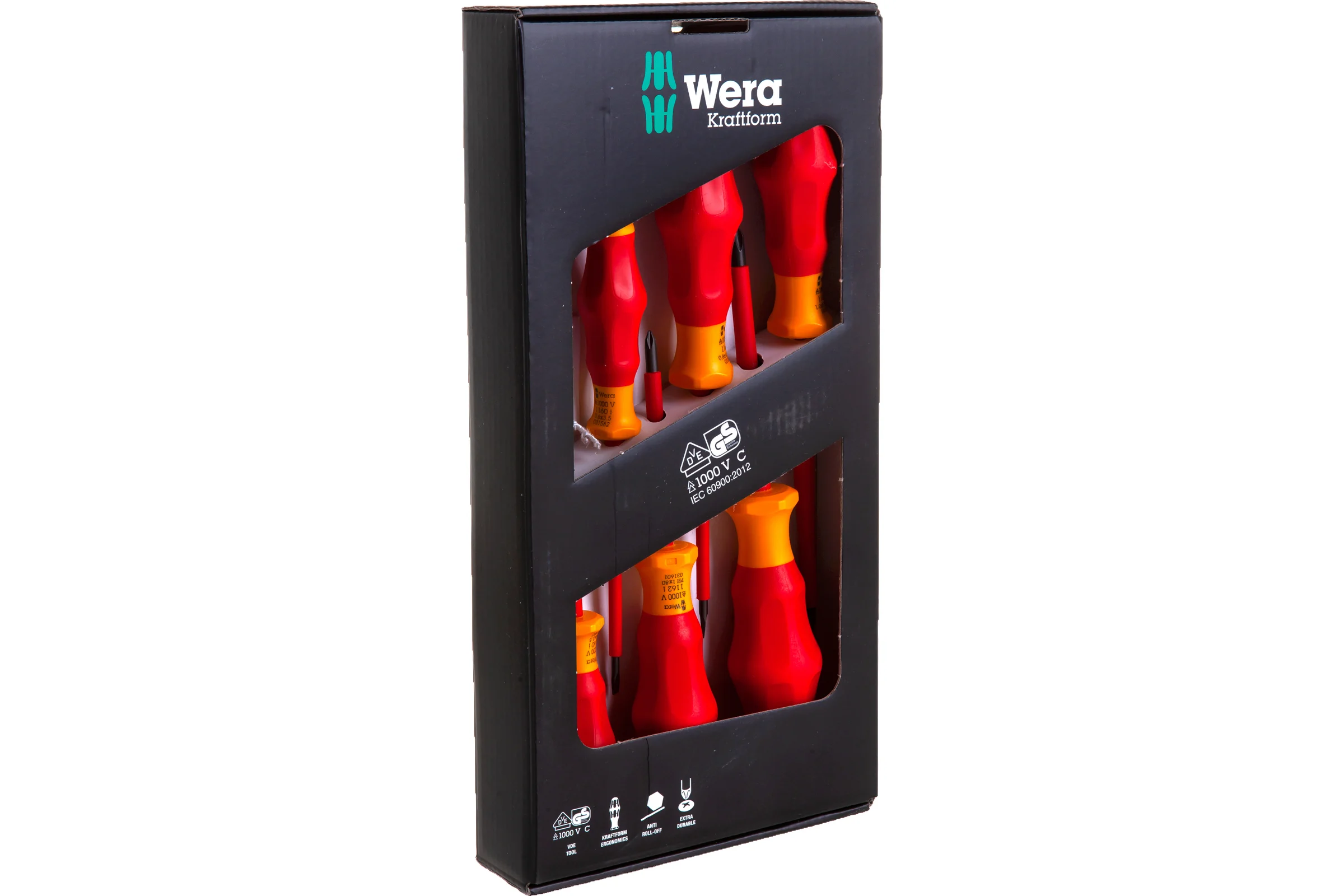 Набор диэлектрических отверток 1160i/7 SATZ 6TLG / 6 PCS WERA WE-031575
